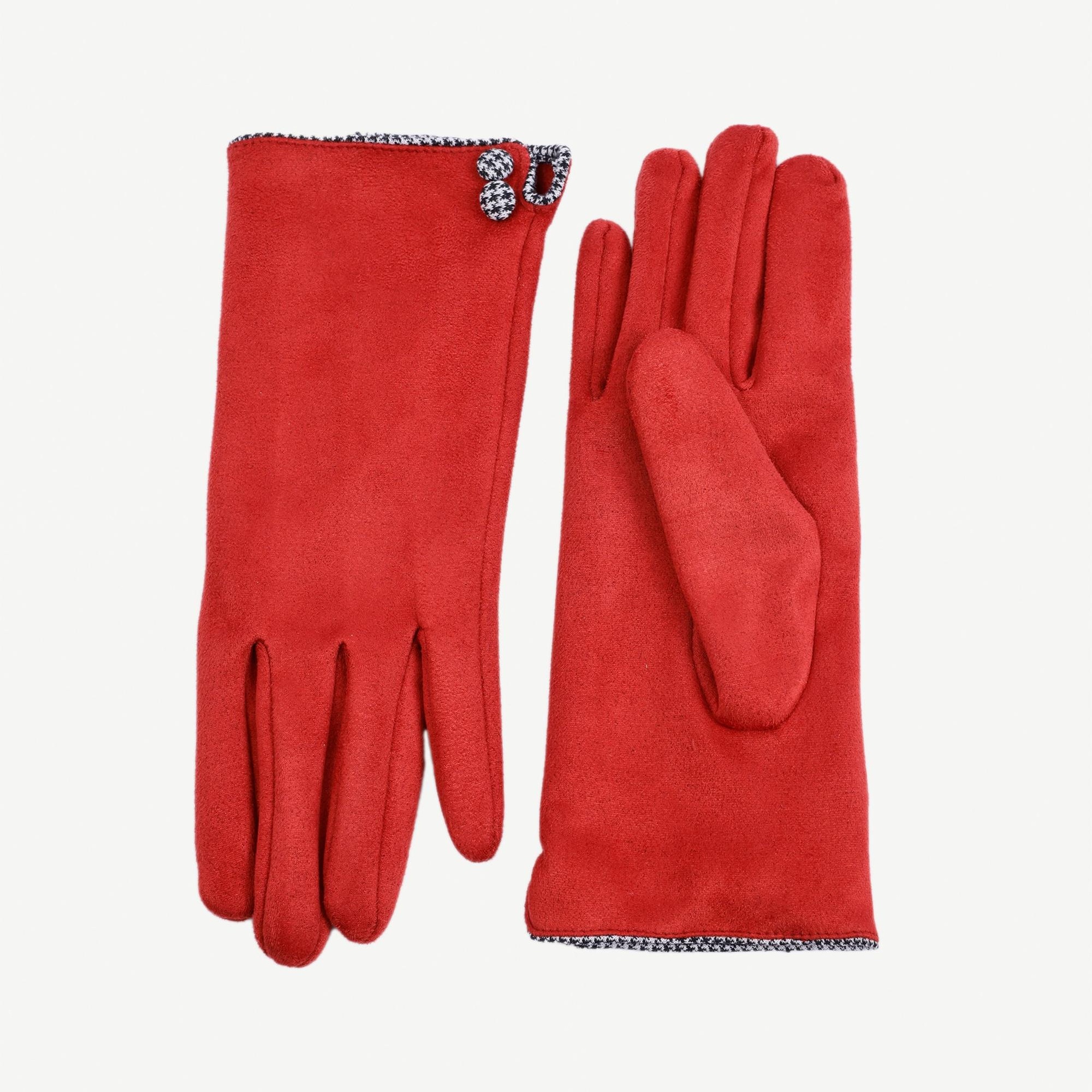 YARGICI Düğme Detaylı Ağzı Biyeli Eldiven