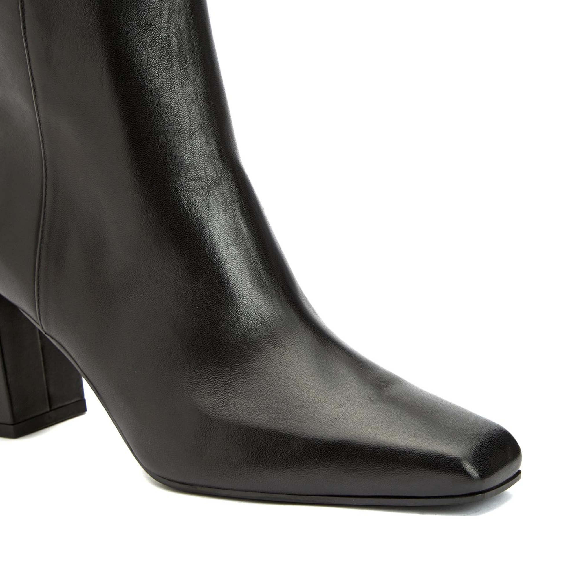 Network Kadın Siyah Deri Bot