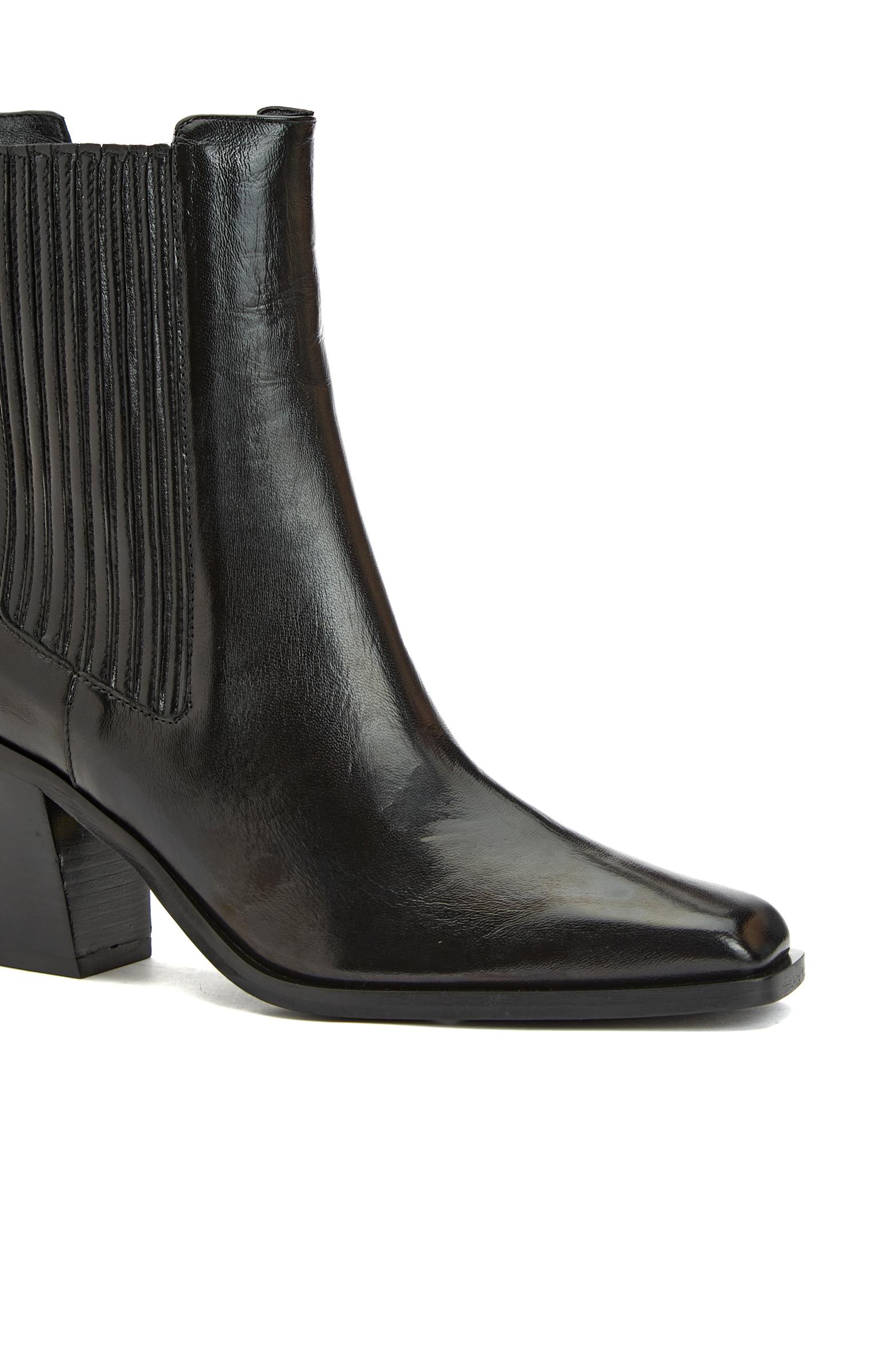 Network Kadın Siyah Deri Bot