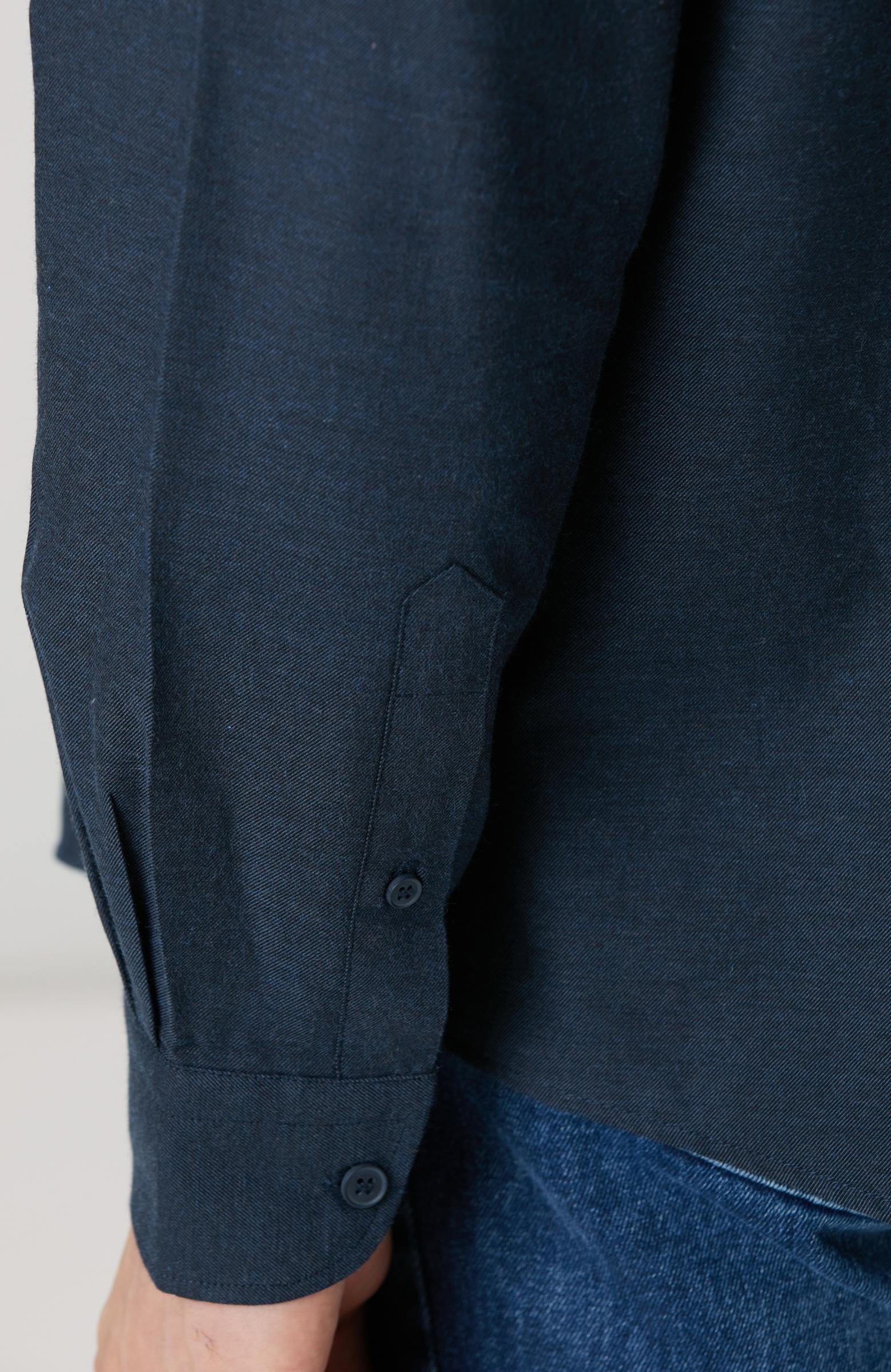  Network Erkek Lacivert Flanel Gömlek