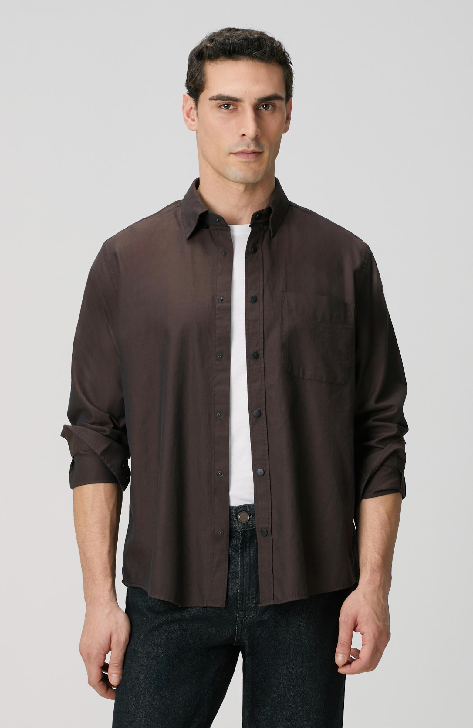  Network Erkek Kahverengi Oxford Gömlek