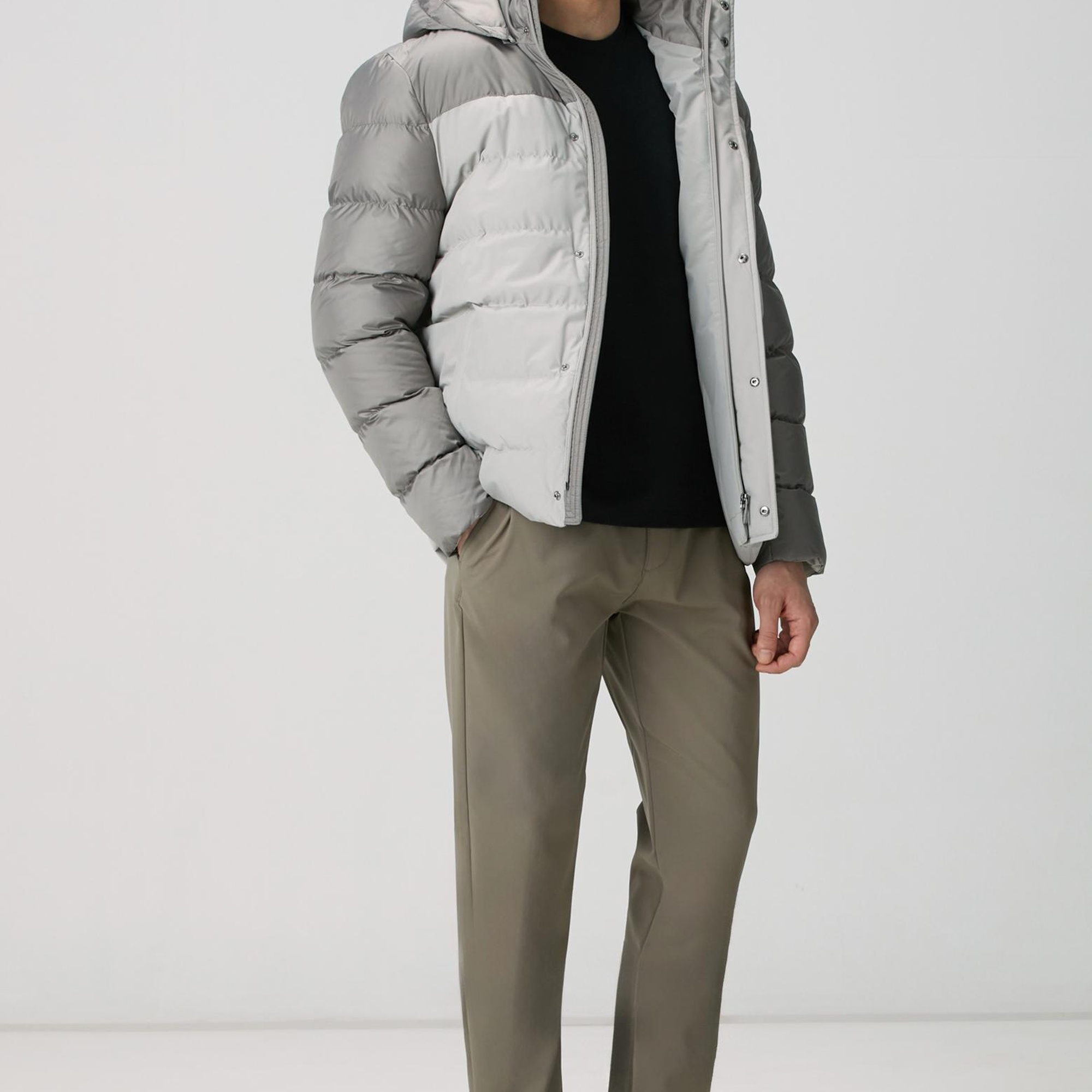 Network Erkek Siyah Bisiklet Yaka Jakarlı T-shirt