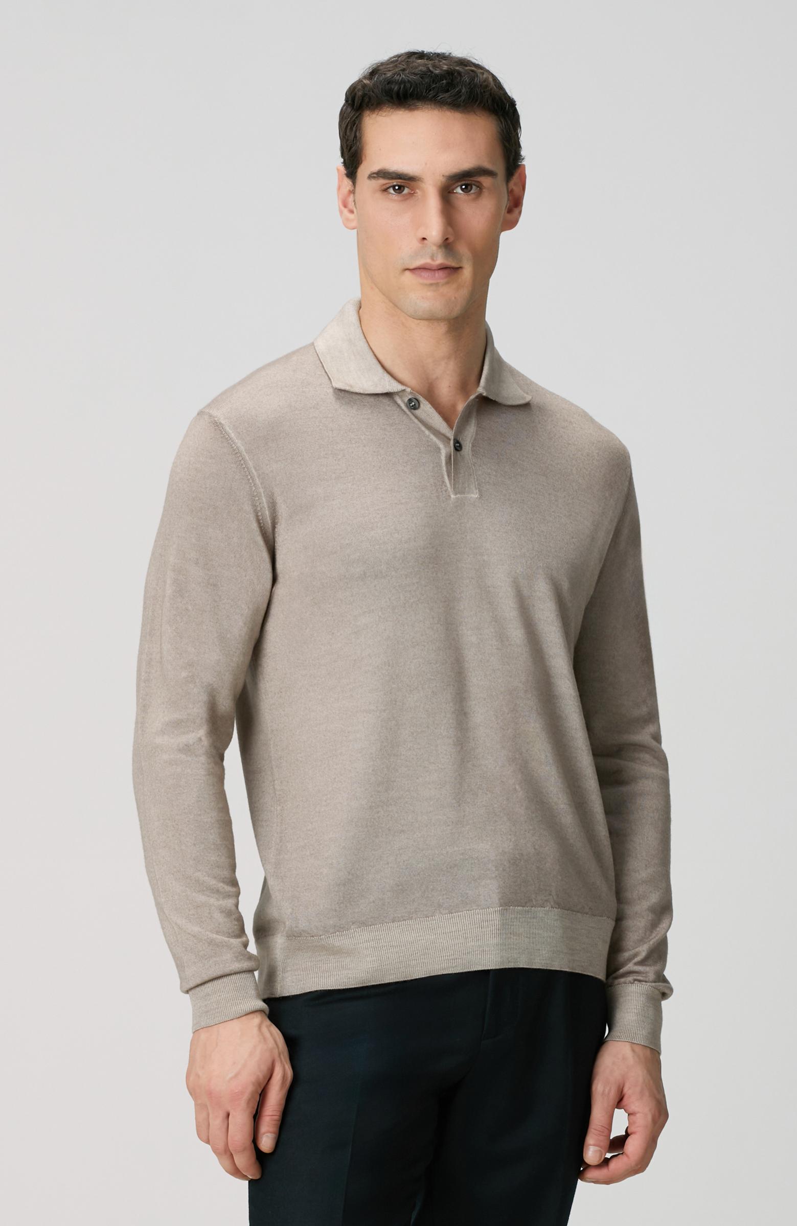 Network Erkek Limited Bej Melanj Yün Triko Kazak