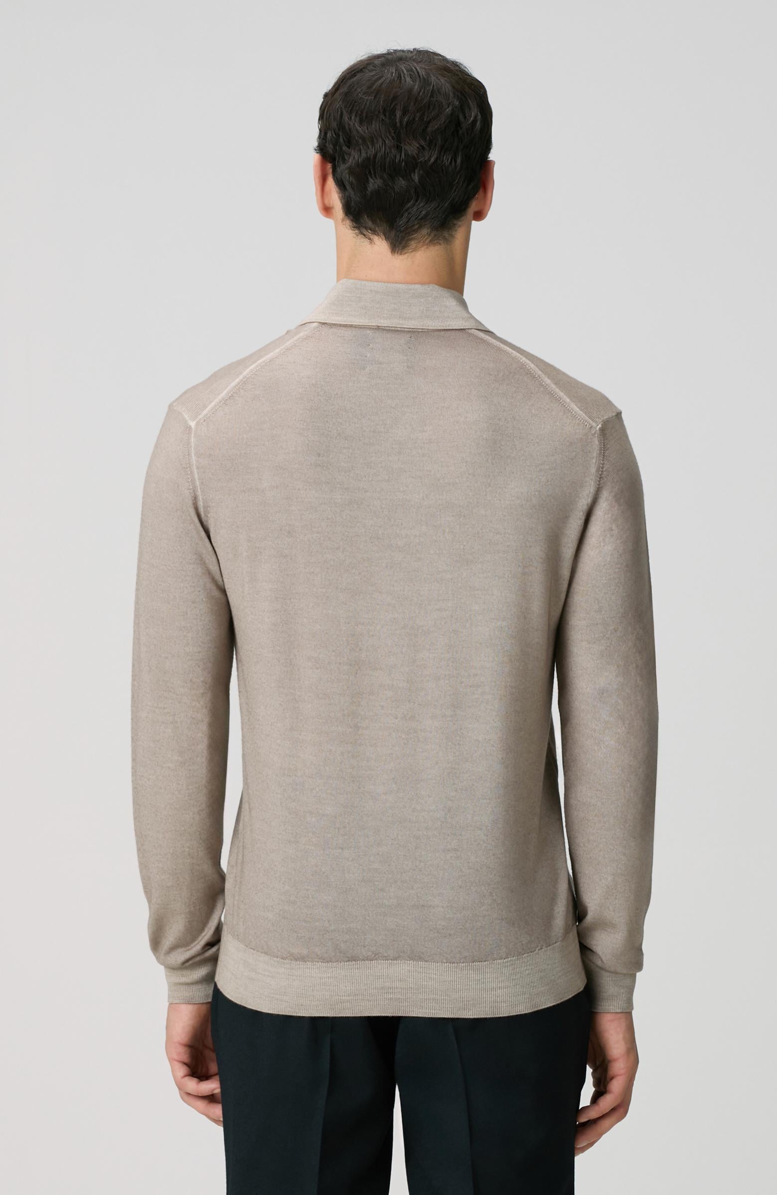  Network Erkek Limited Bej Melanj Yün Triko Kazak