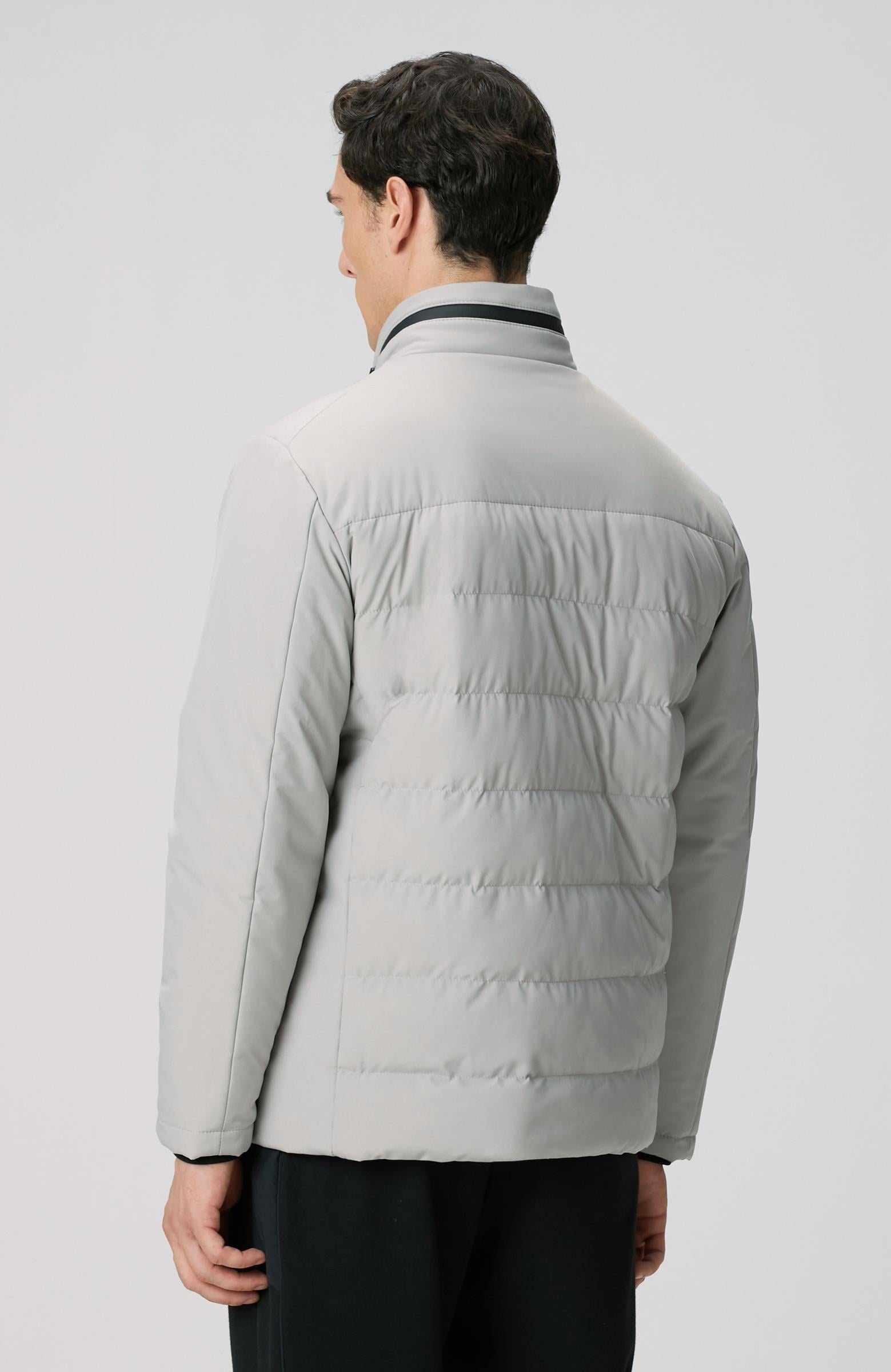  Network Erkek Taş Su Geçirmez Fermuarlı Casual Kaban