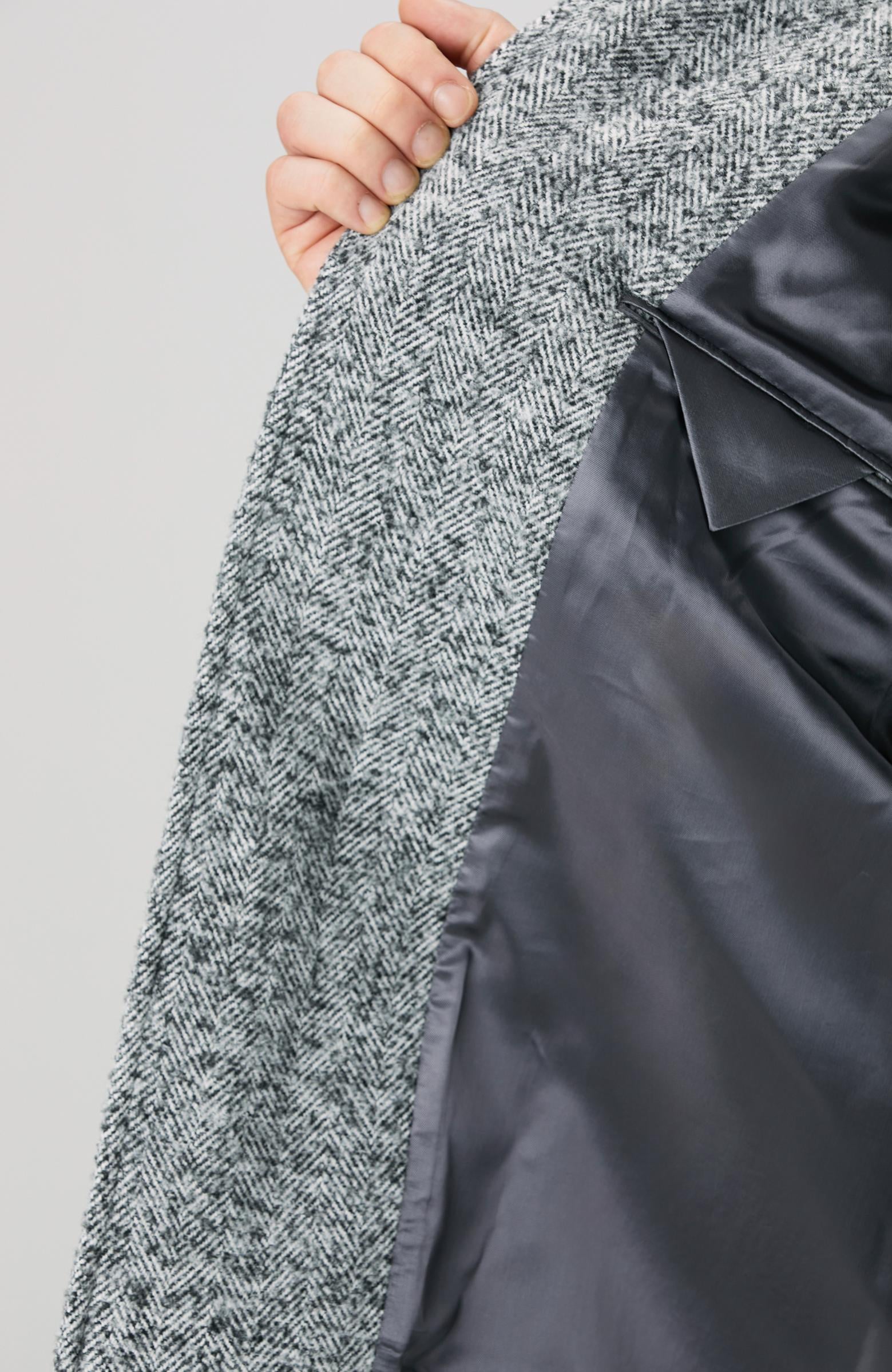  Network Erkek Antrasit Yün Karışımlı Kaban