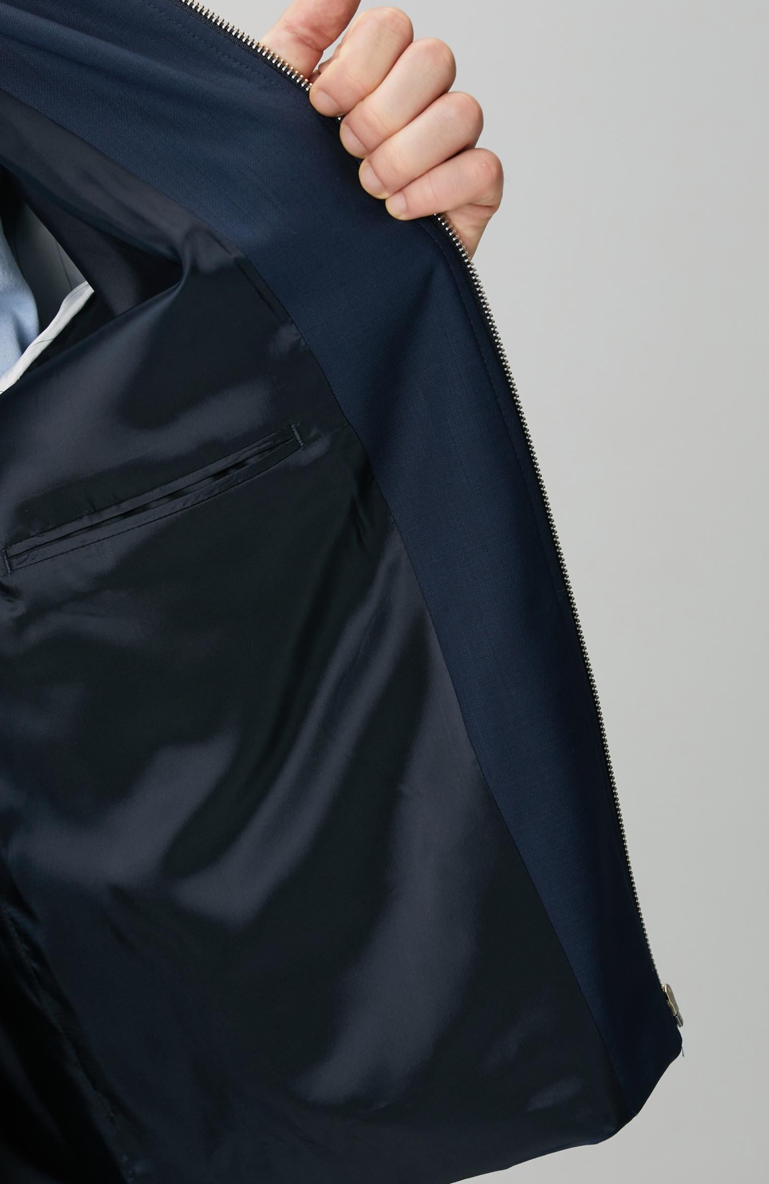  Network Erkek Lacivert Yün Mont