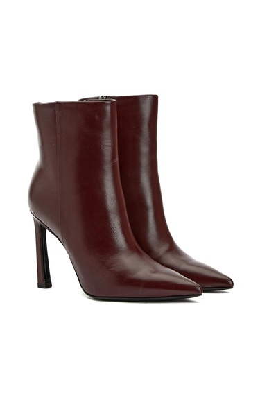  Network Kadın Bordo Deri Bot