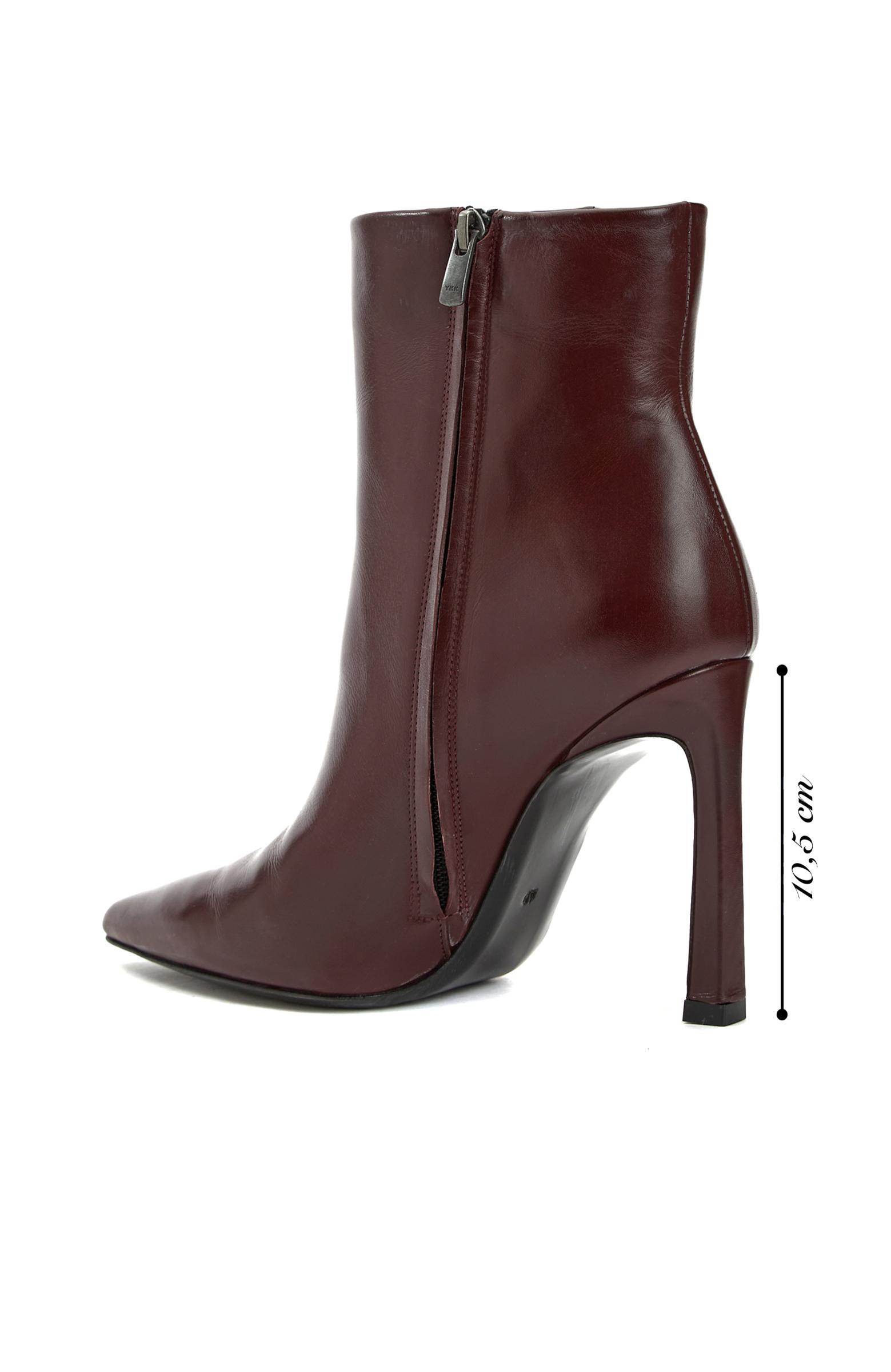  Network Kadın Bordo Deri Bot