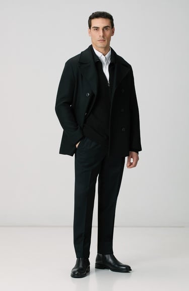  Network Erkek Siyah Hırka