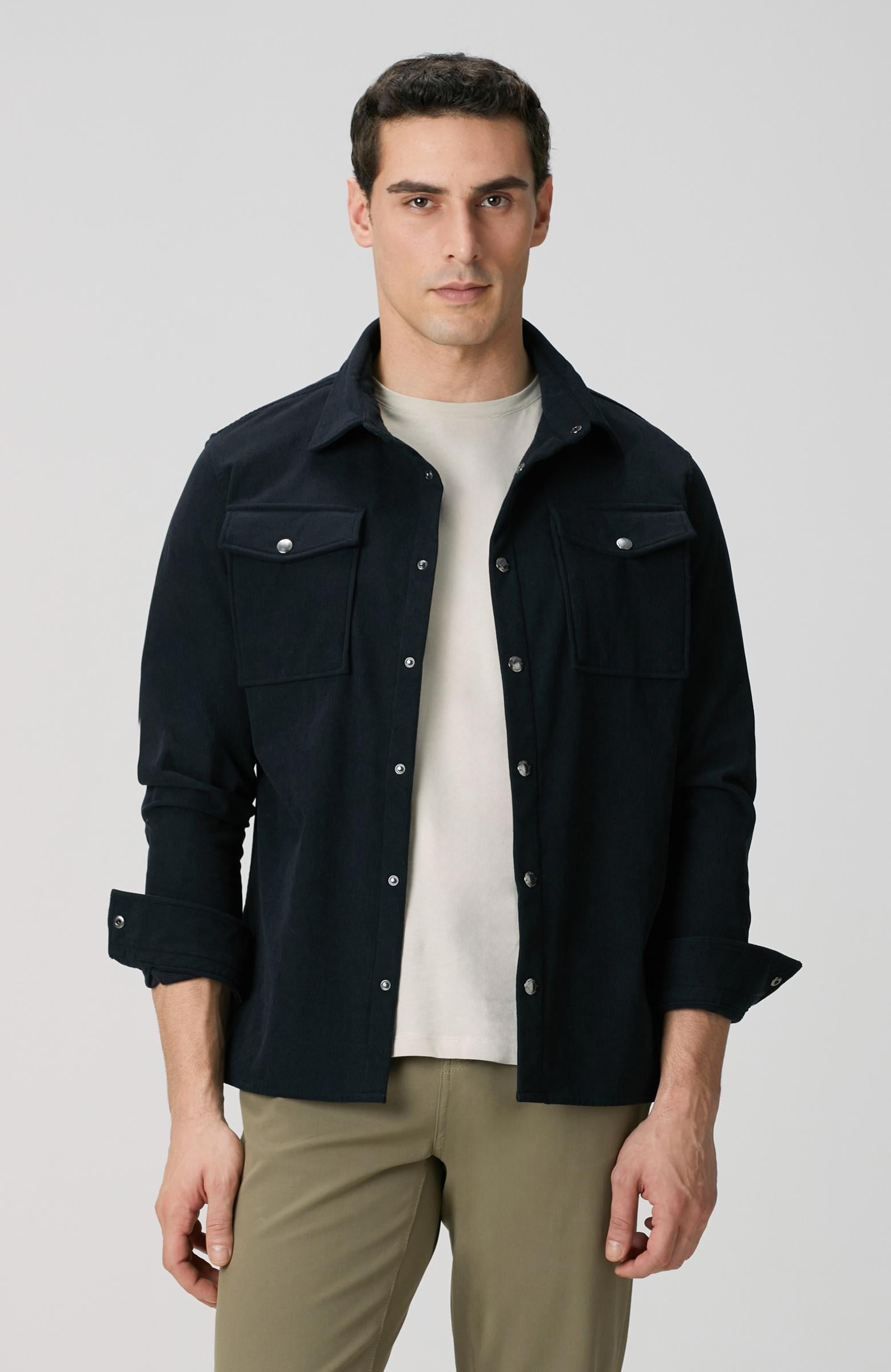  Network Erkek Lacivert Dış Gömlek