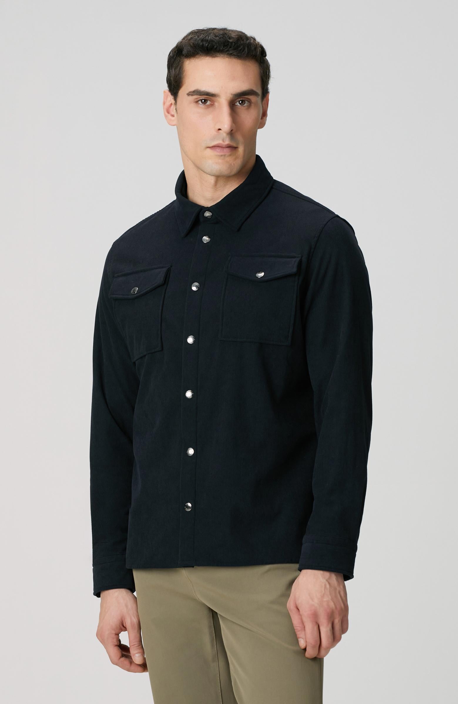 Network Erkek Lacivert Dış Gömlek