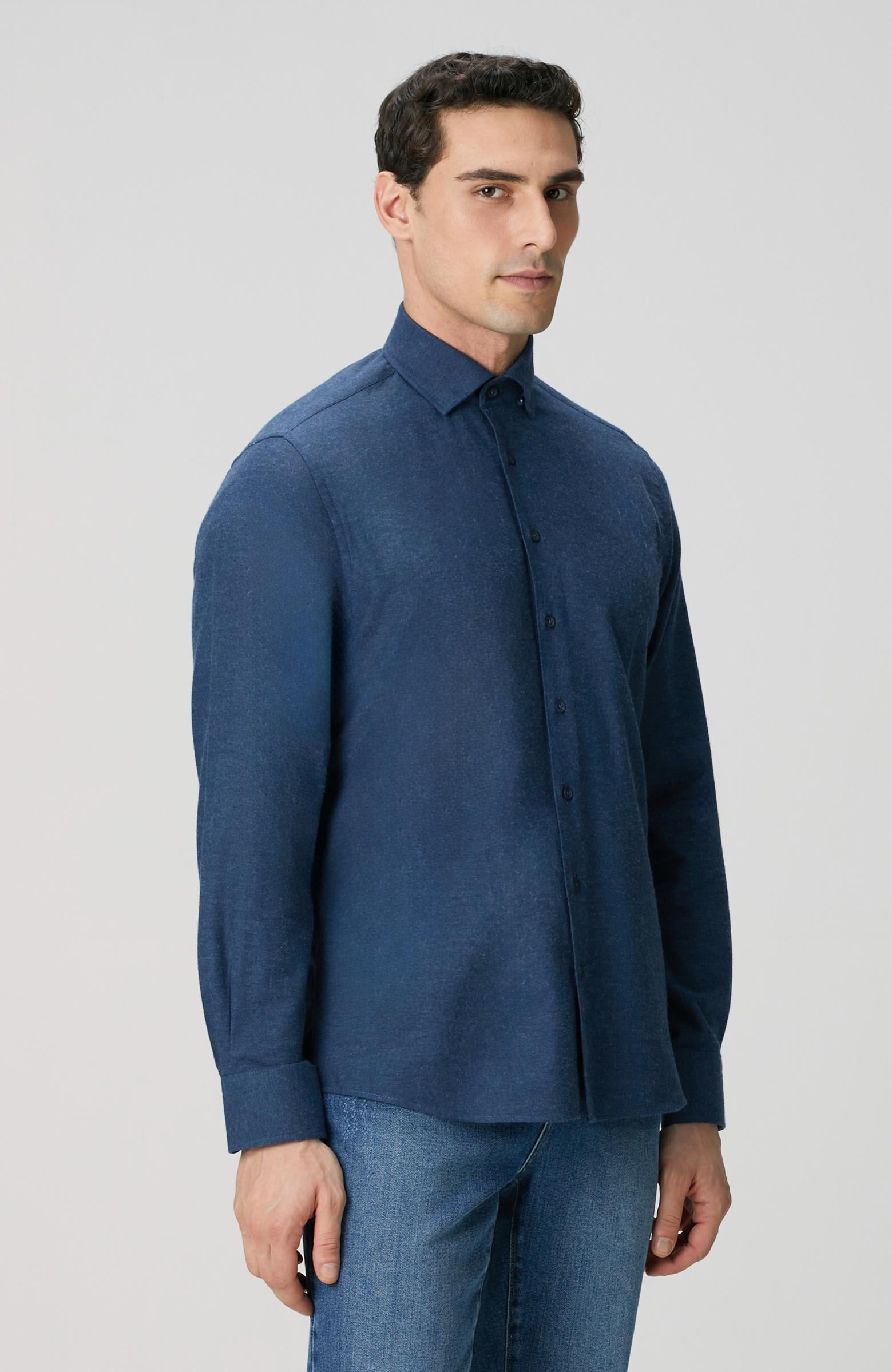 Network Erkek Lacivert Gömlek