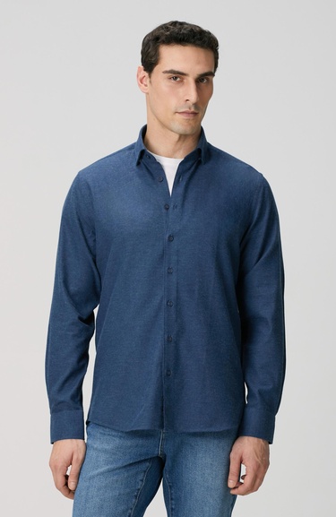  Network Erkek Lacivert Gömlek