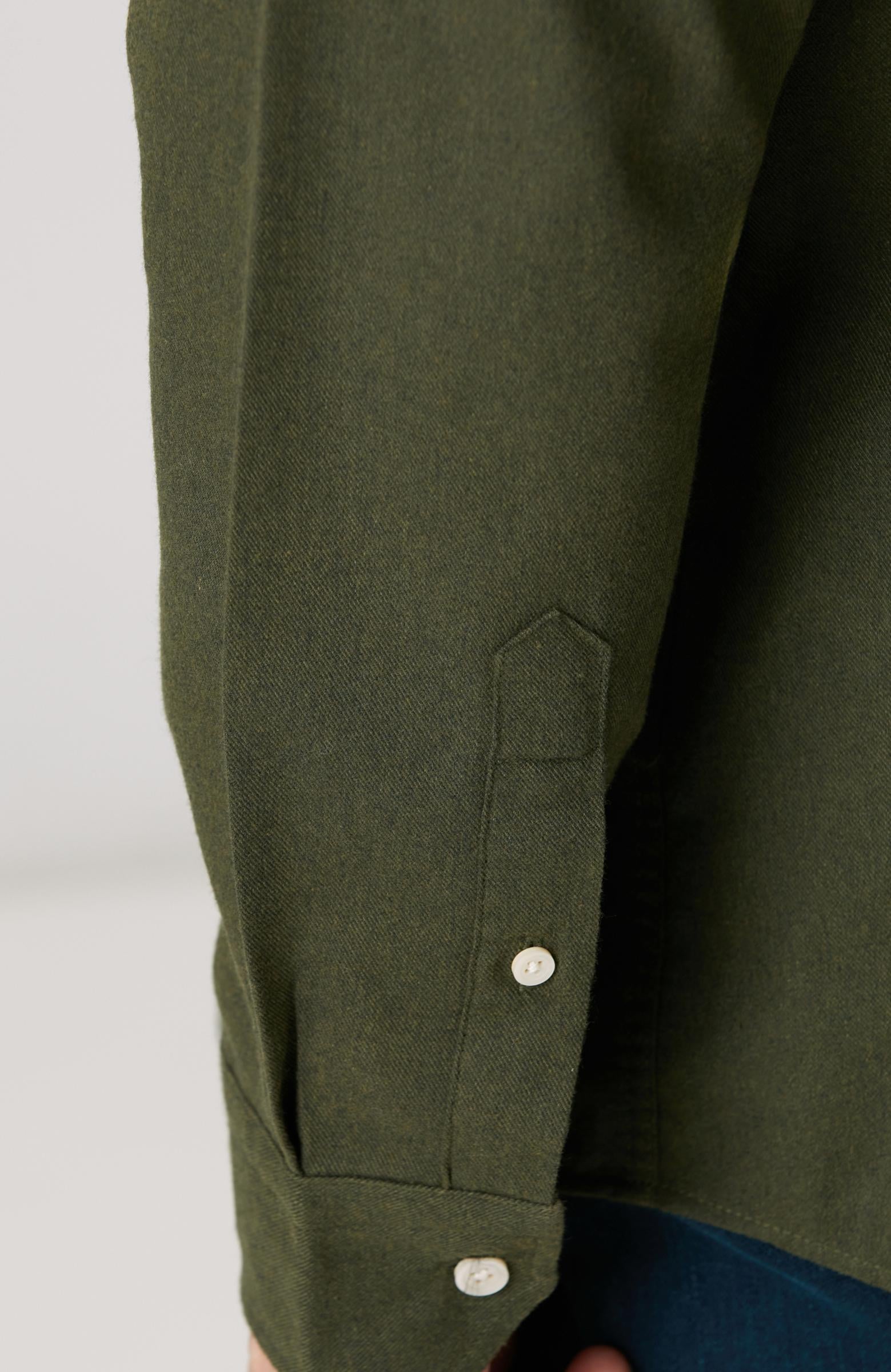  Network Erkek Haki Flanel Cotton Gömlek