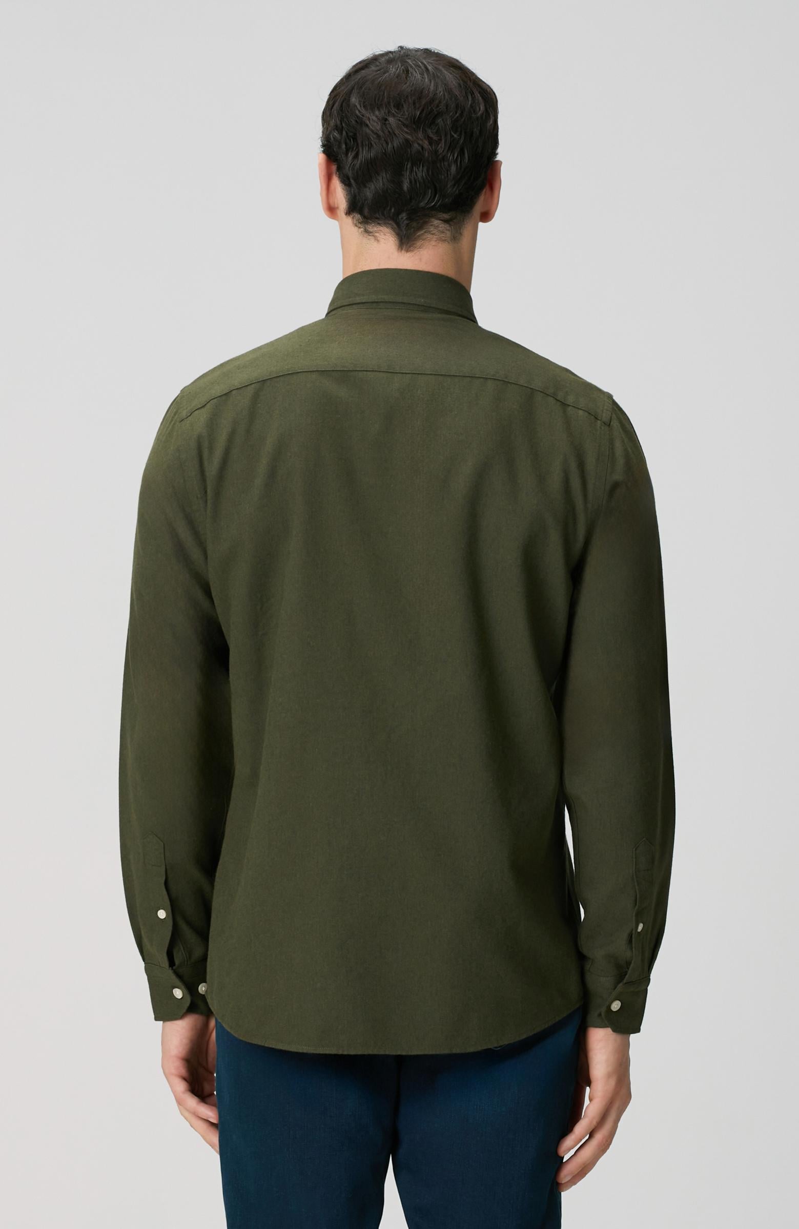  Network Erkek Haki Flanel Cotton Gömlek