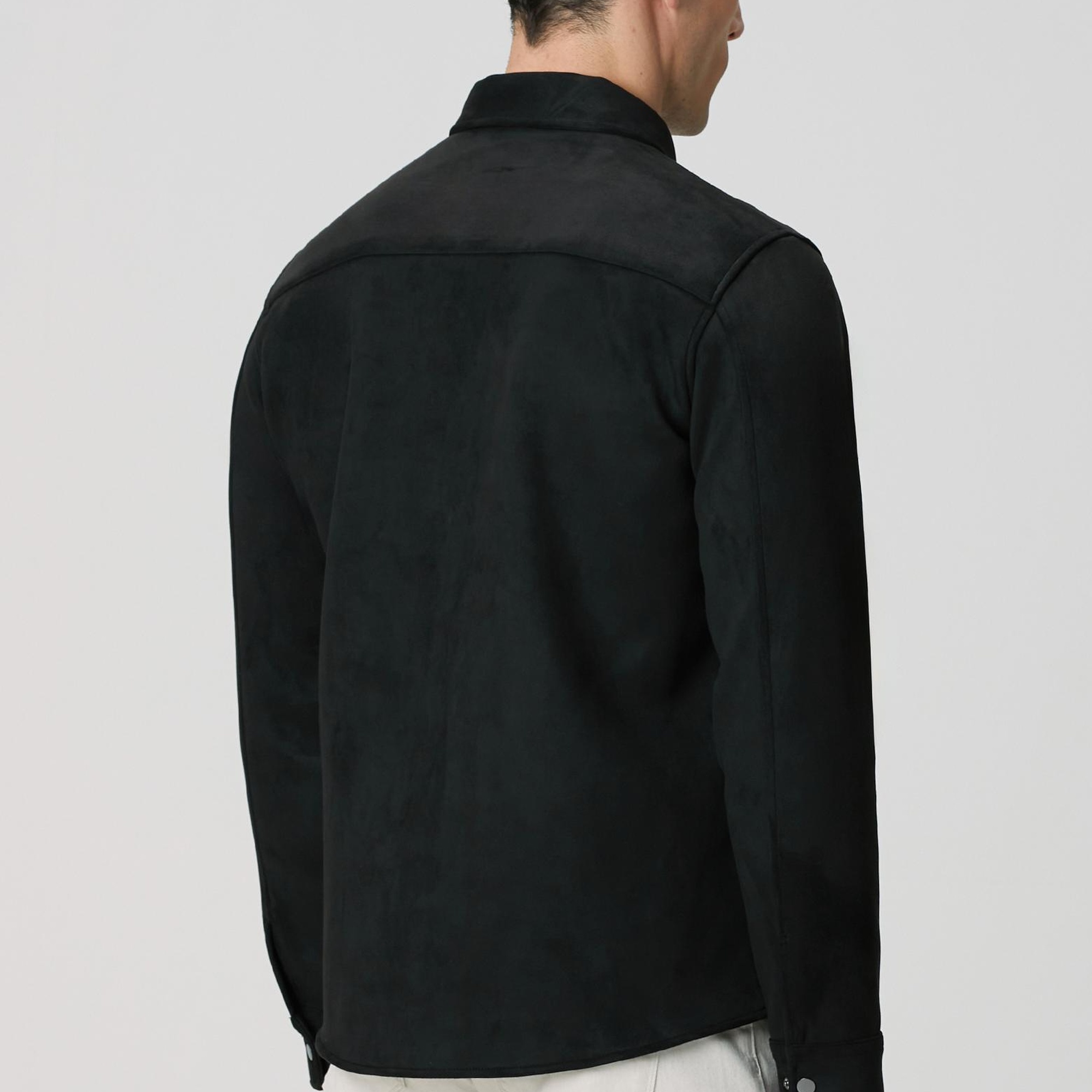 Network Erkek Siyah Dış Gömlek