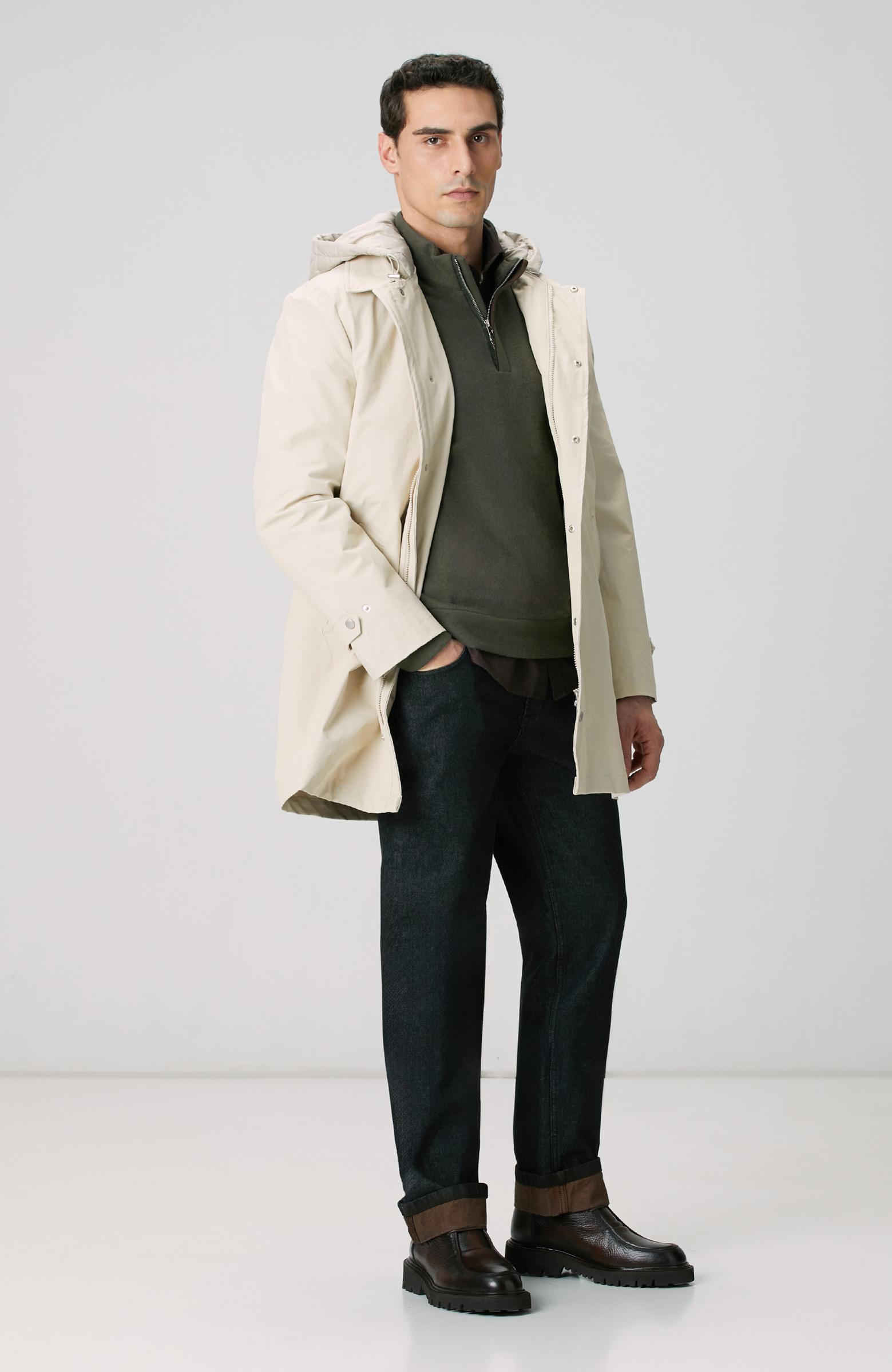 Network Erkek Taş Pardösü