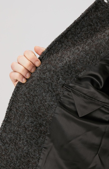  Network Erkek Kahverengi Yün Karışımlı Kaban