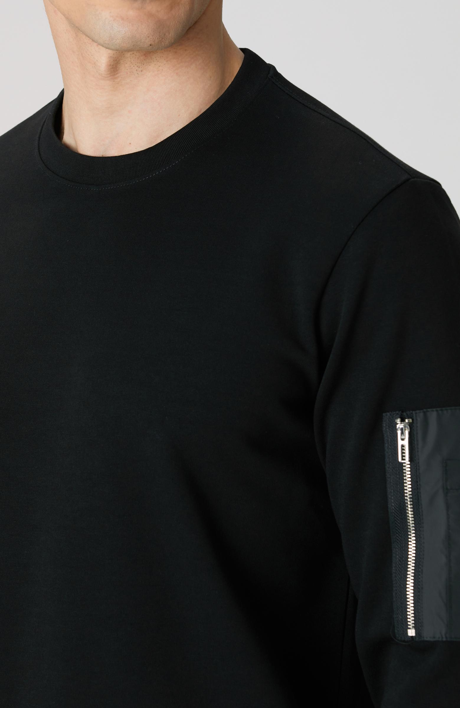  Network Erkek Siyah Fermuar Detaylı Sweatshirt