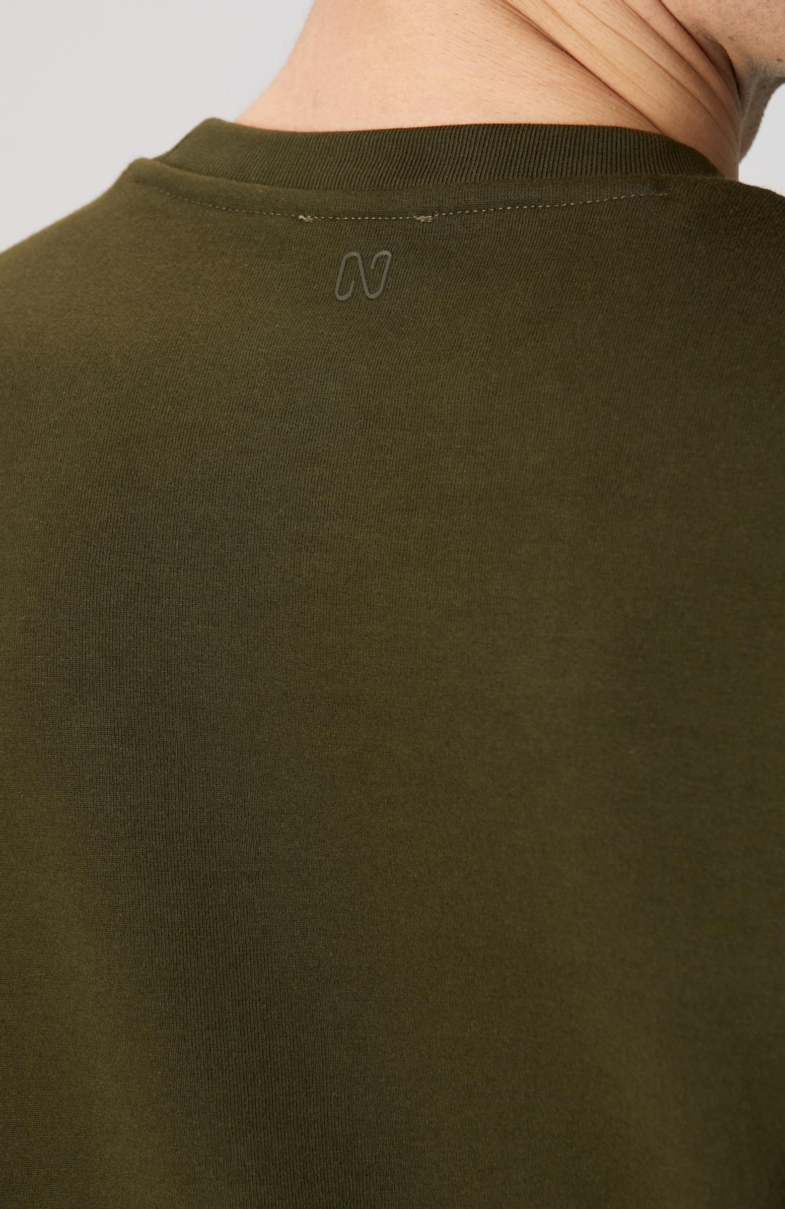  Network Erkek Haki Fermuar Detaylı Sweatshirt