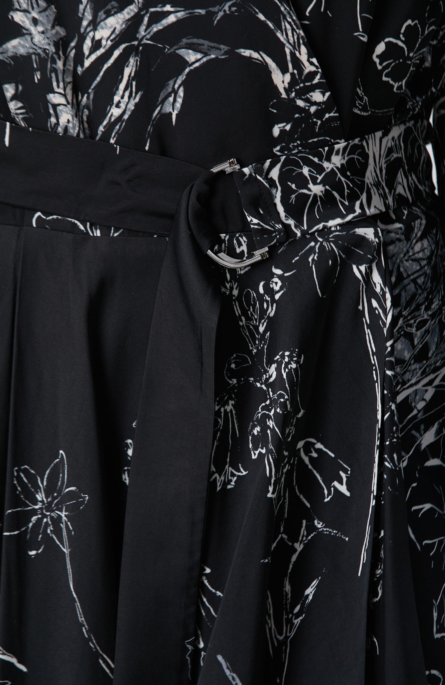 Network Kadın Siyah Kırık Beyaz Elbise