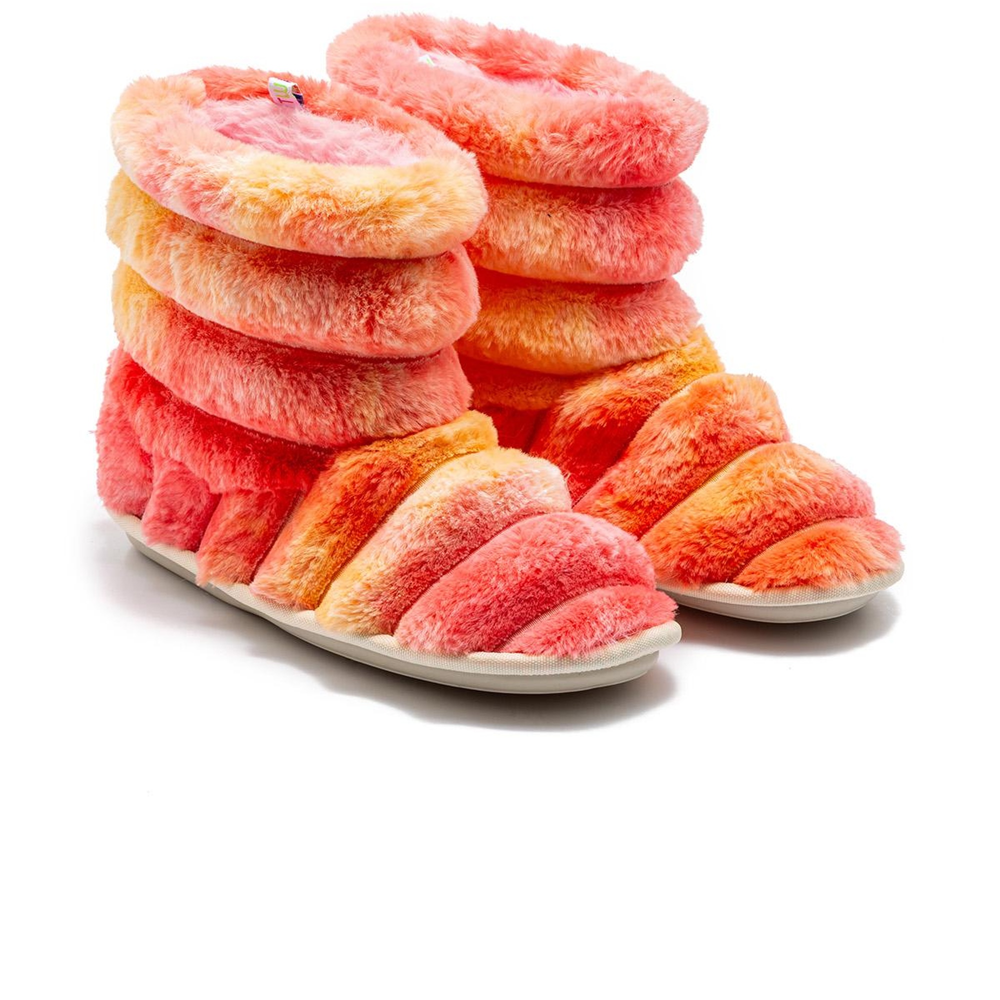 Rain Peluş Çocuk Ev Botu Sarı-Turuncu 30/35