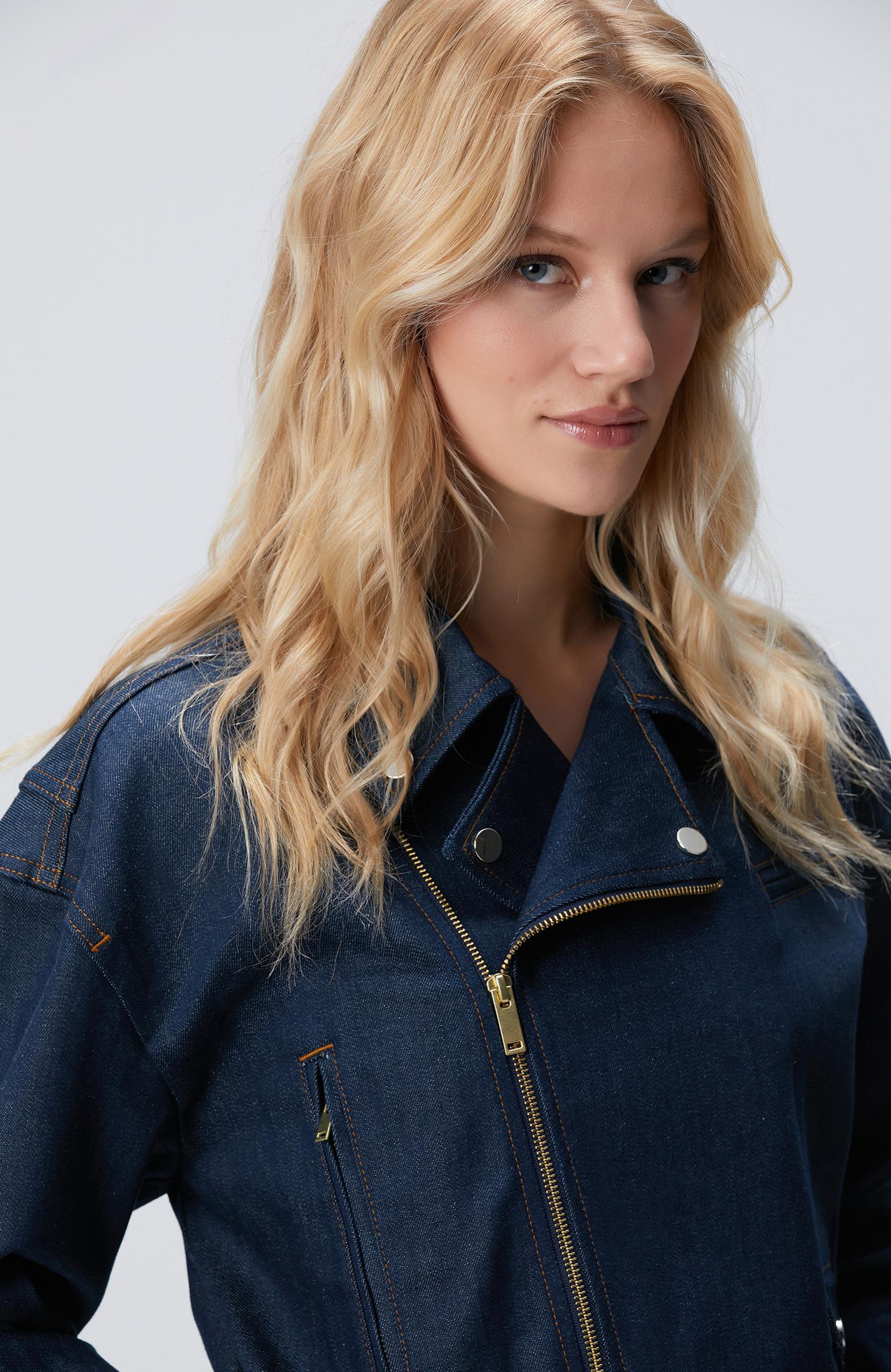 Network Kadın Koyu Indigo Mavi Denim Mont