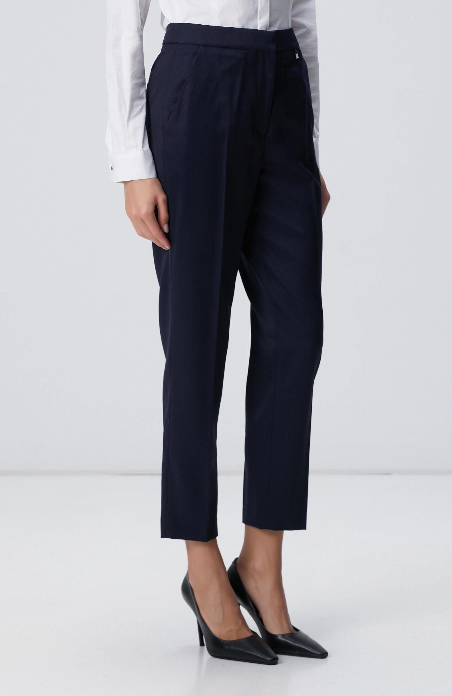 Network Kadın Lacivert Yün Karışımlı Pantolon