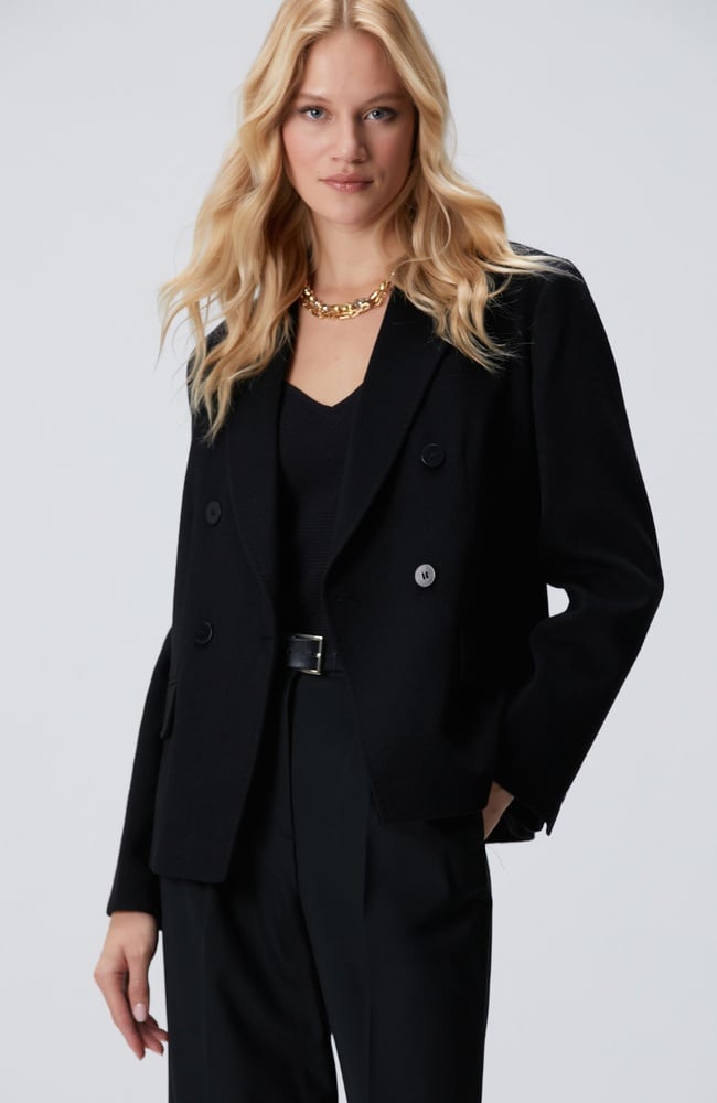  Network Kadın Limited Siyah Kaşmir Ceket