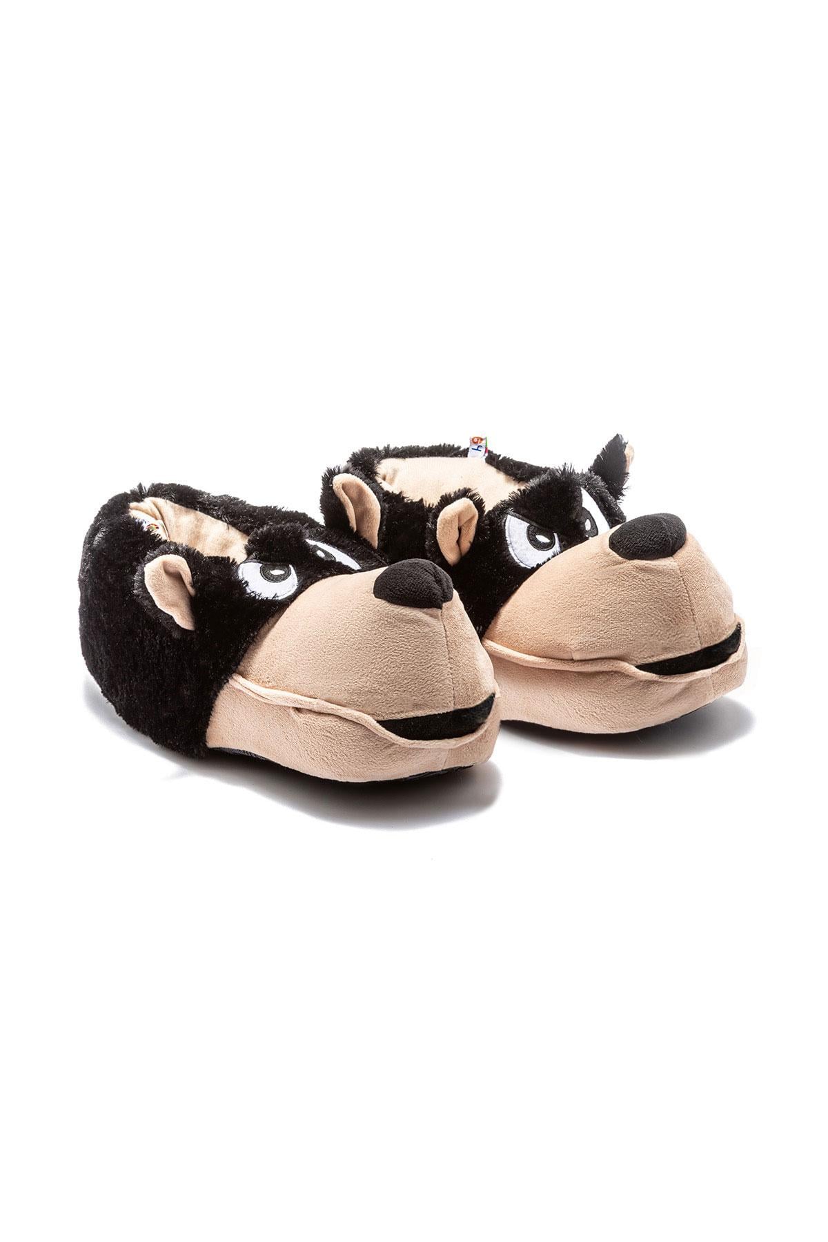  Spike Erkek Hayvanlı Panduf Siyah 41/46