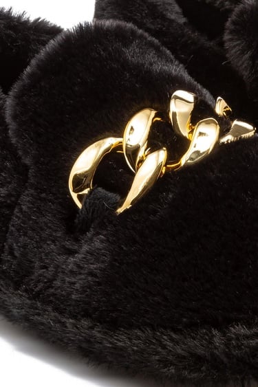  Angel Kadın Peluş Ev Ayakkabısı Siyah 37/41