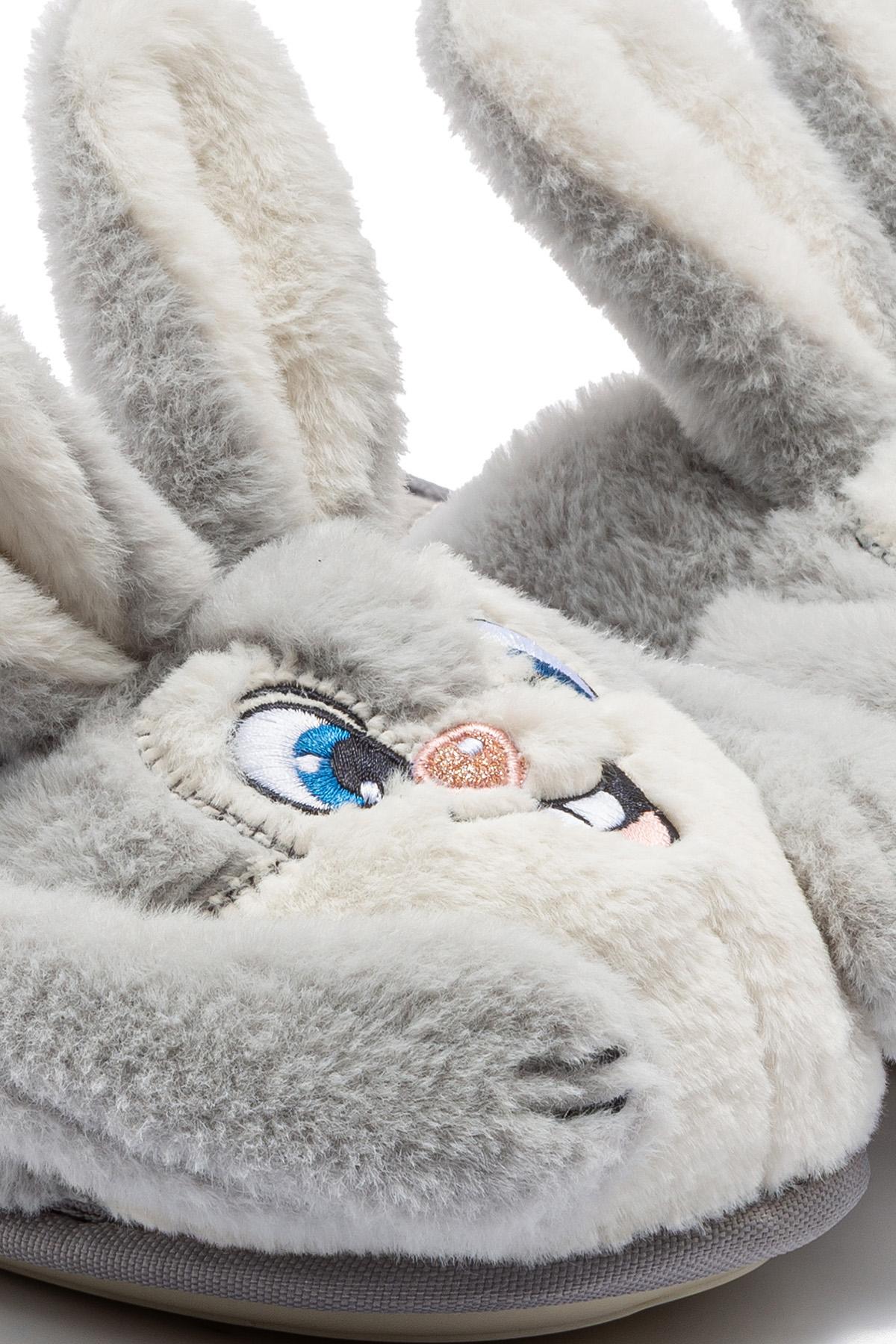 Twigy Twigy Bany Kadın, Garson Boy Hayvanlı Terlik Gri 37/41 FashFed'de! Gri - 4. görsel