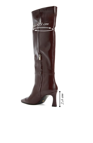  George Hogg Kadın Bordo Deri Çizme