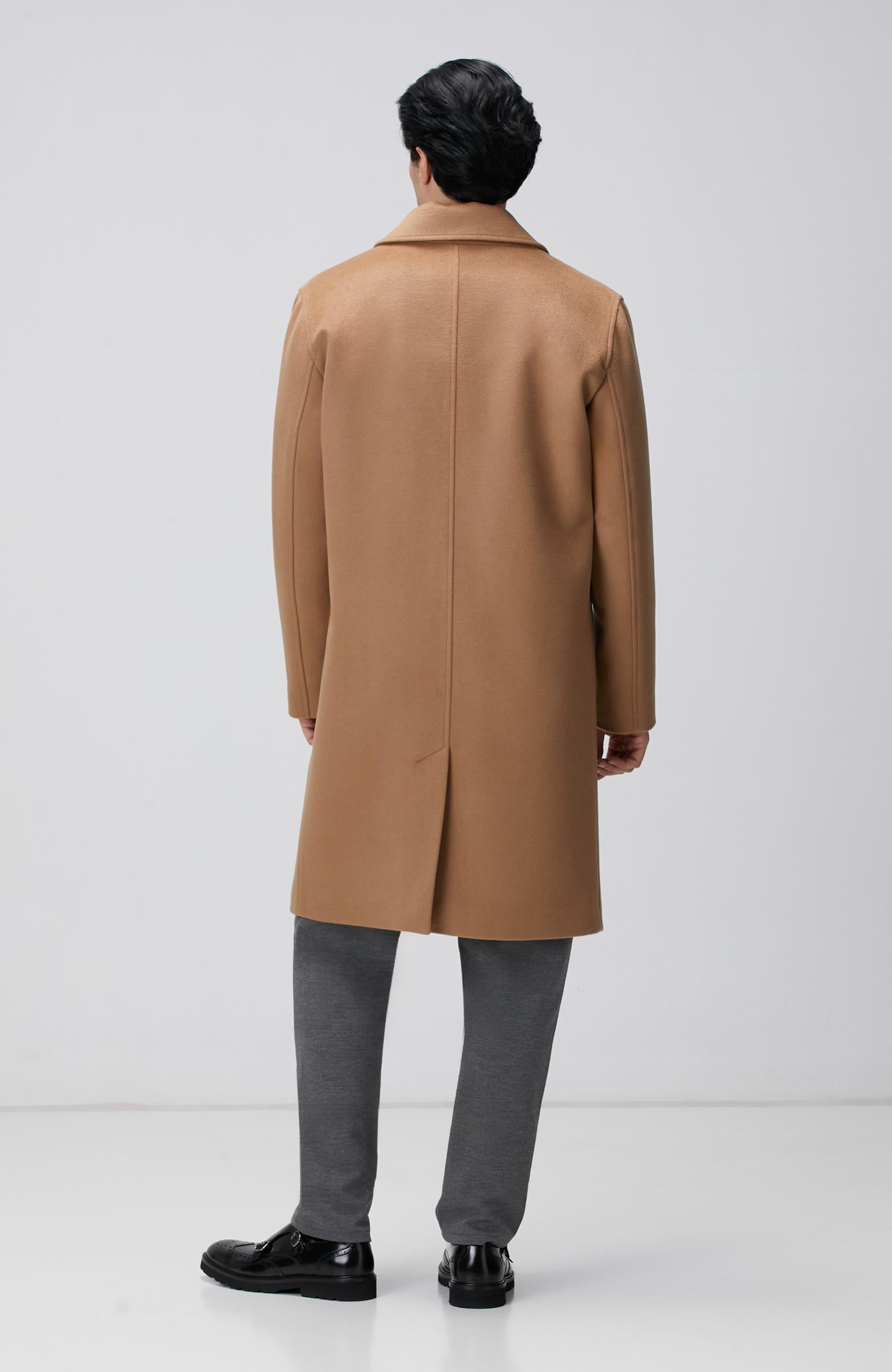 Network Erkek Limited Camel Yün Palto