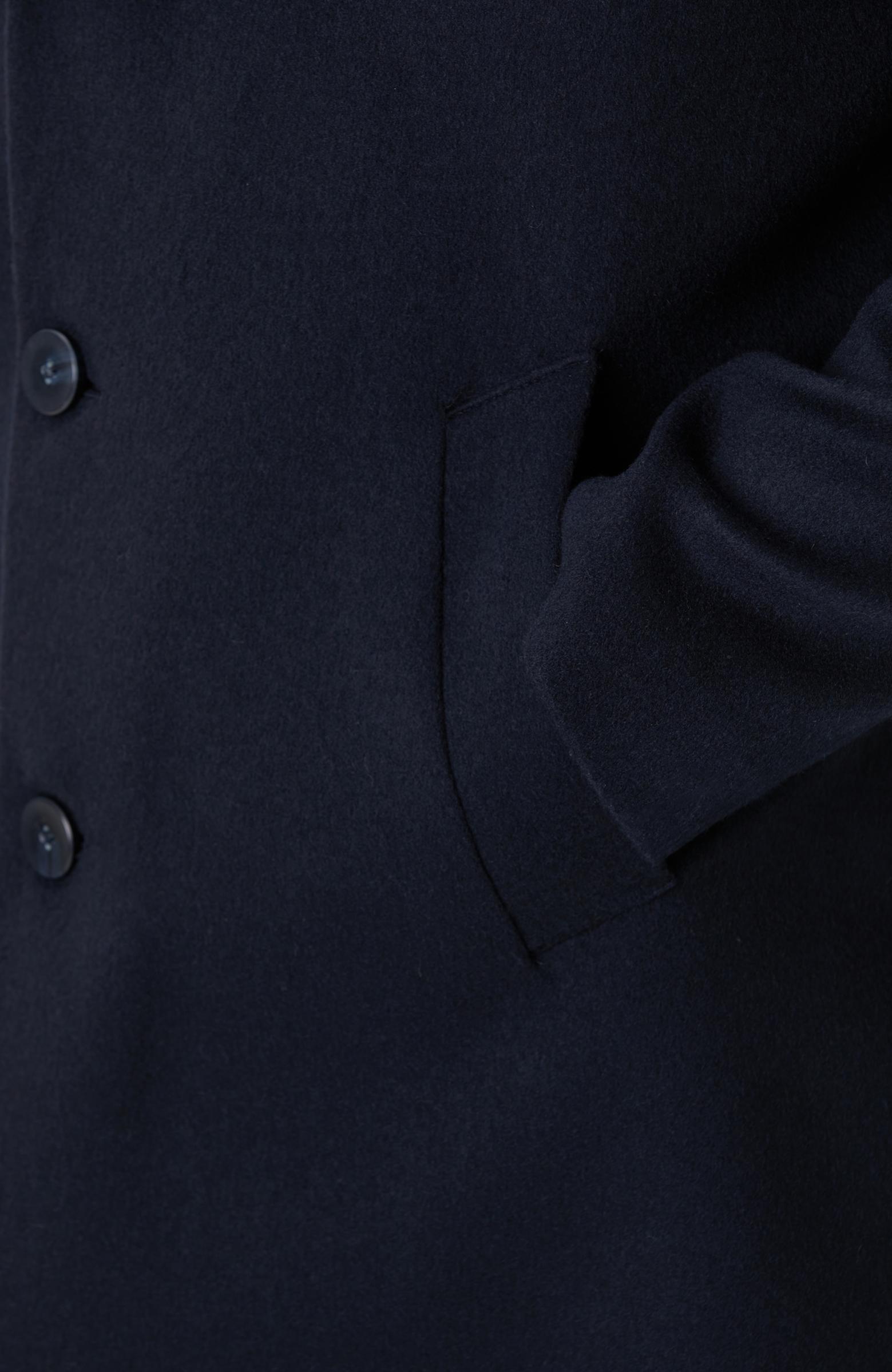  Network Erkek Lacivert Yün Mix Palto