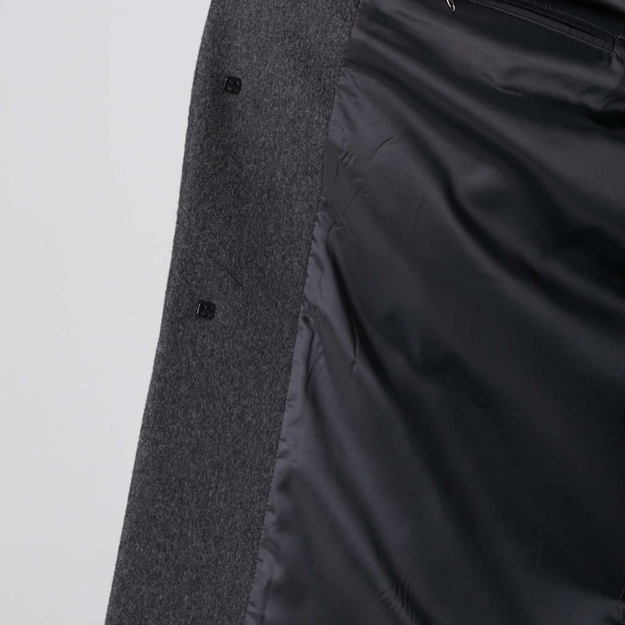 Network Erkek Antrasit Yün Mix Palto