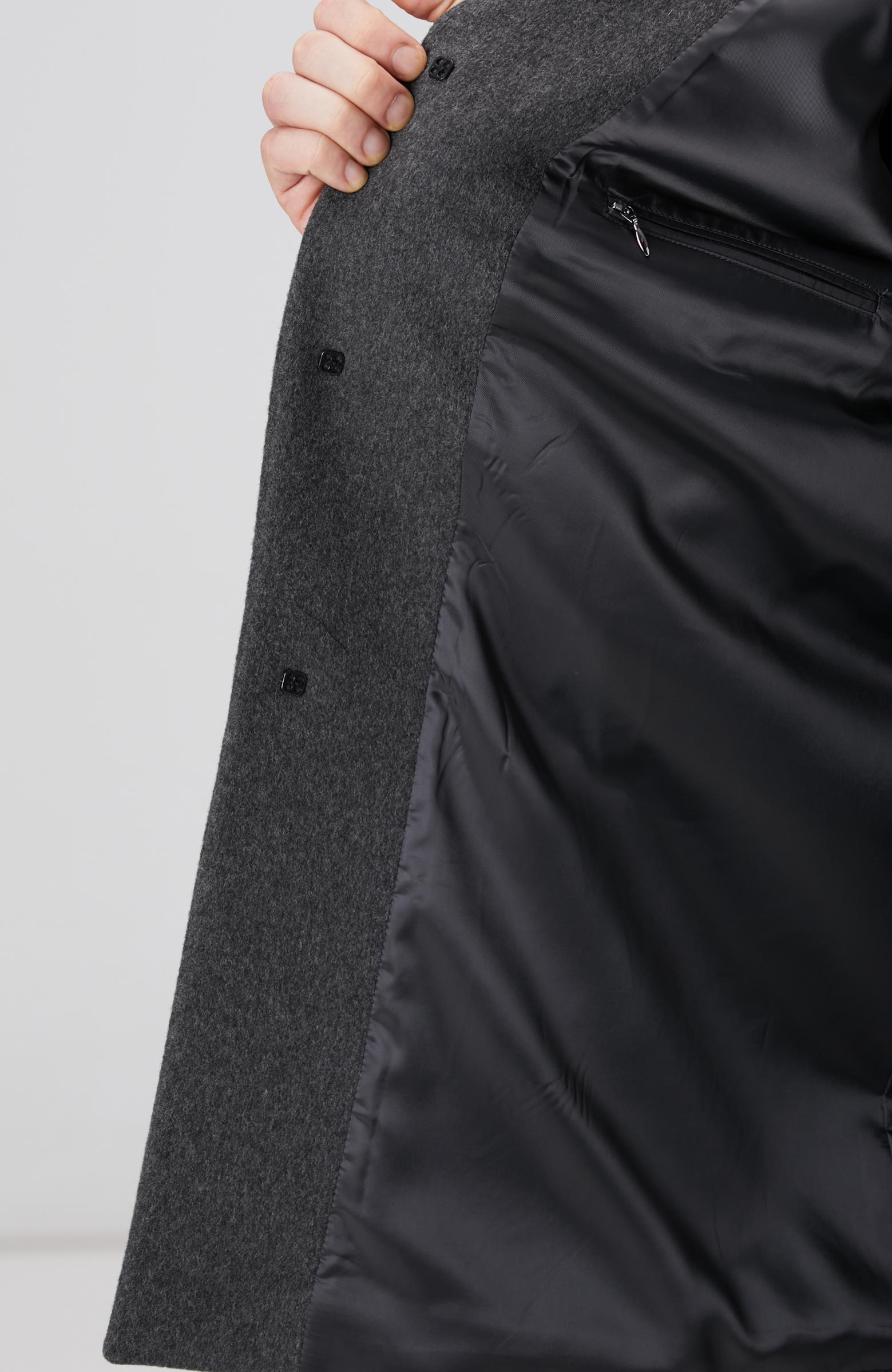  Network Erkek Antrasit Yün Mix Palto