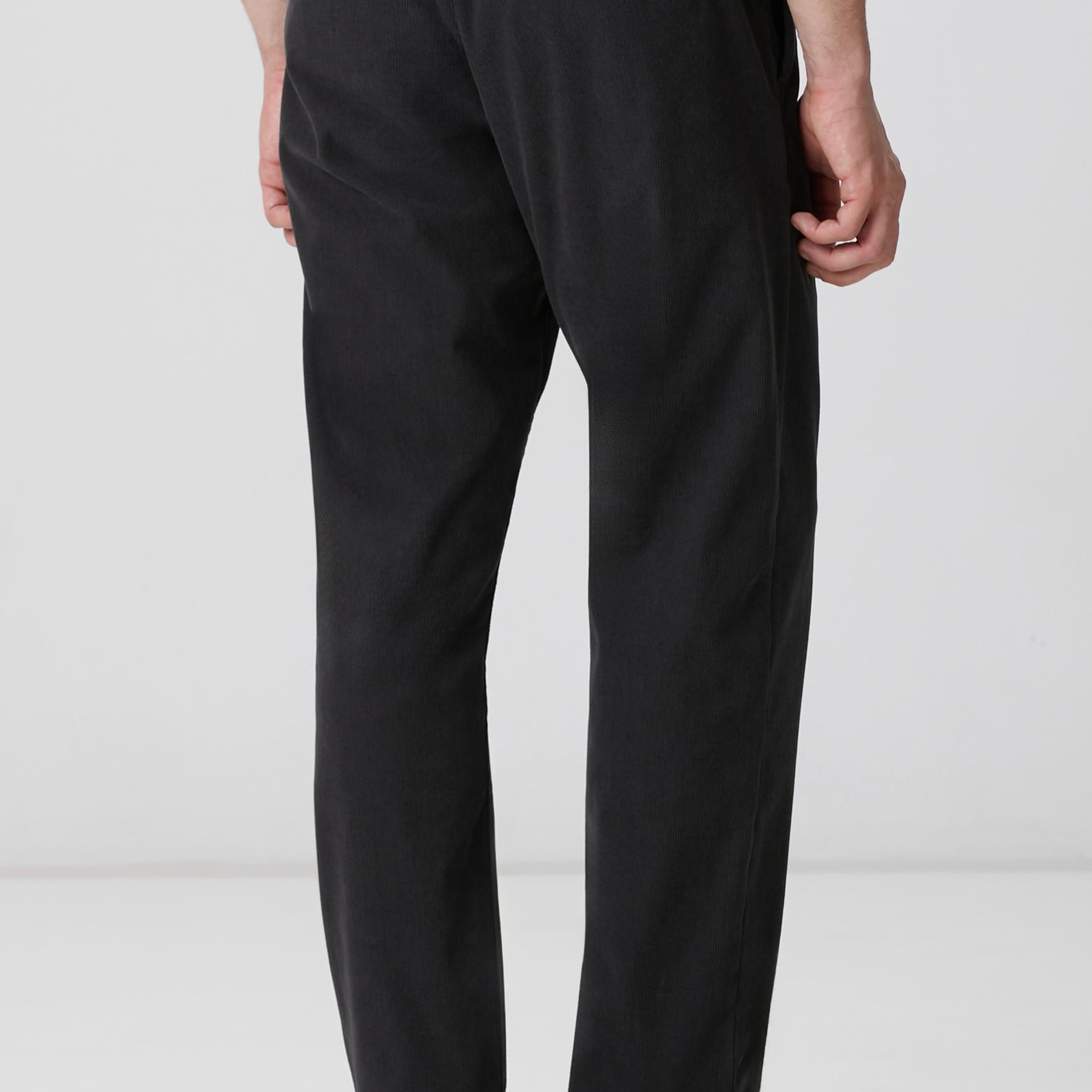 Network Erkek Antrasit Kadife Fitilli Jogger Pantolon