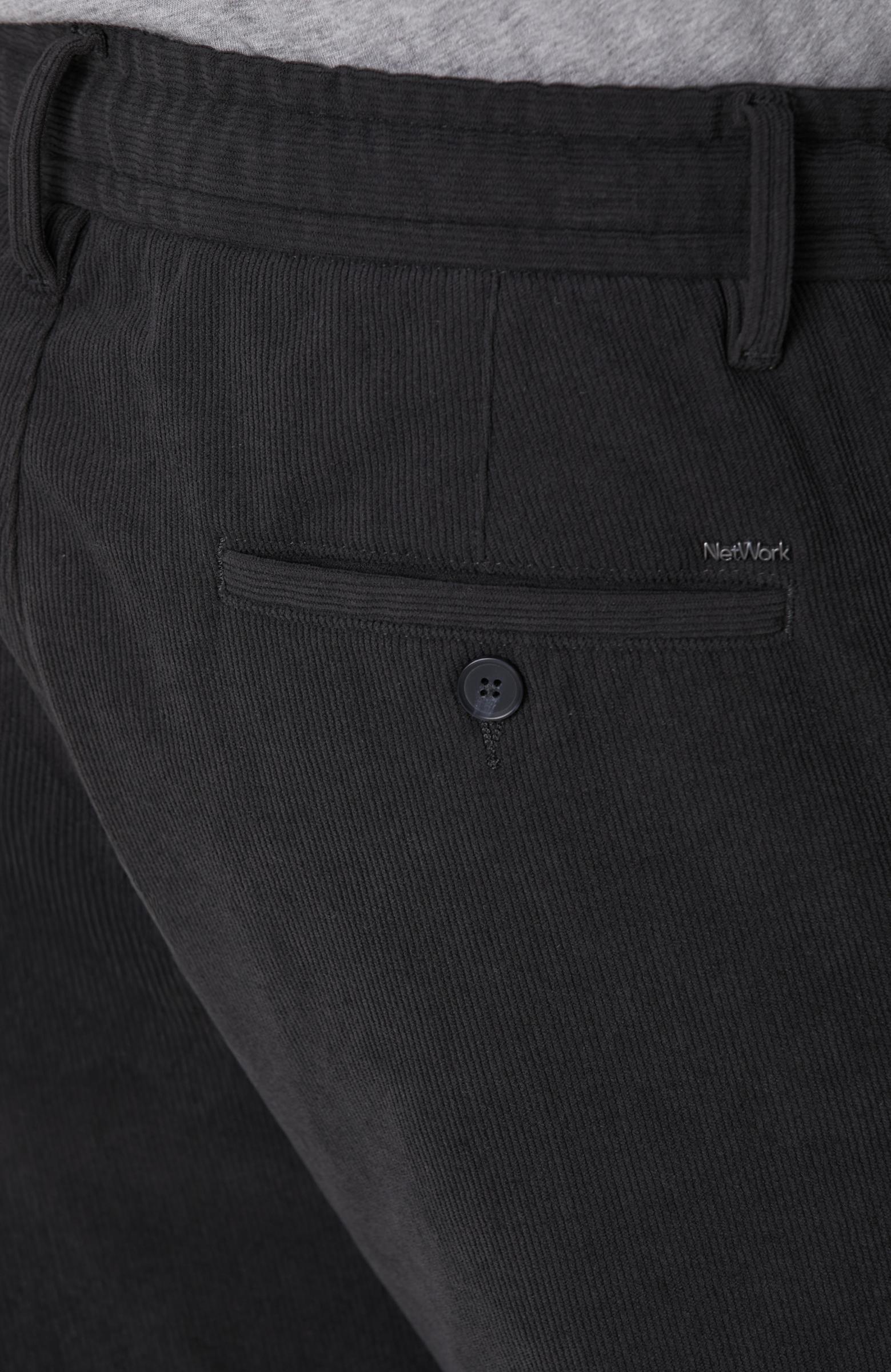  Network Erkek Antrasit Kadife Fitilli Jogger Pantolon