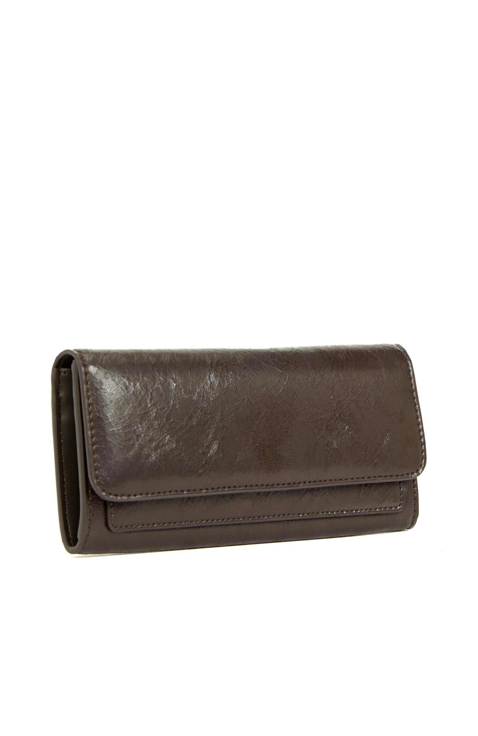 Divarese Kadın Kahverengi Desenli Cüzdan