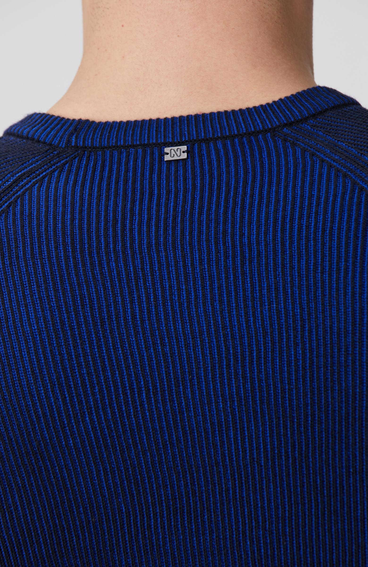  Network Erkek Lacivert Fitilli Kazak