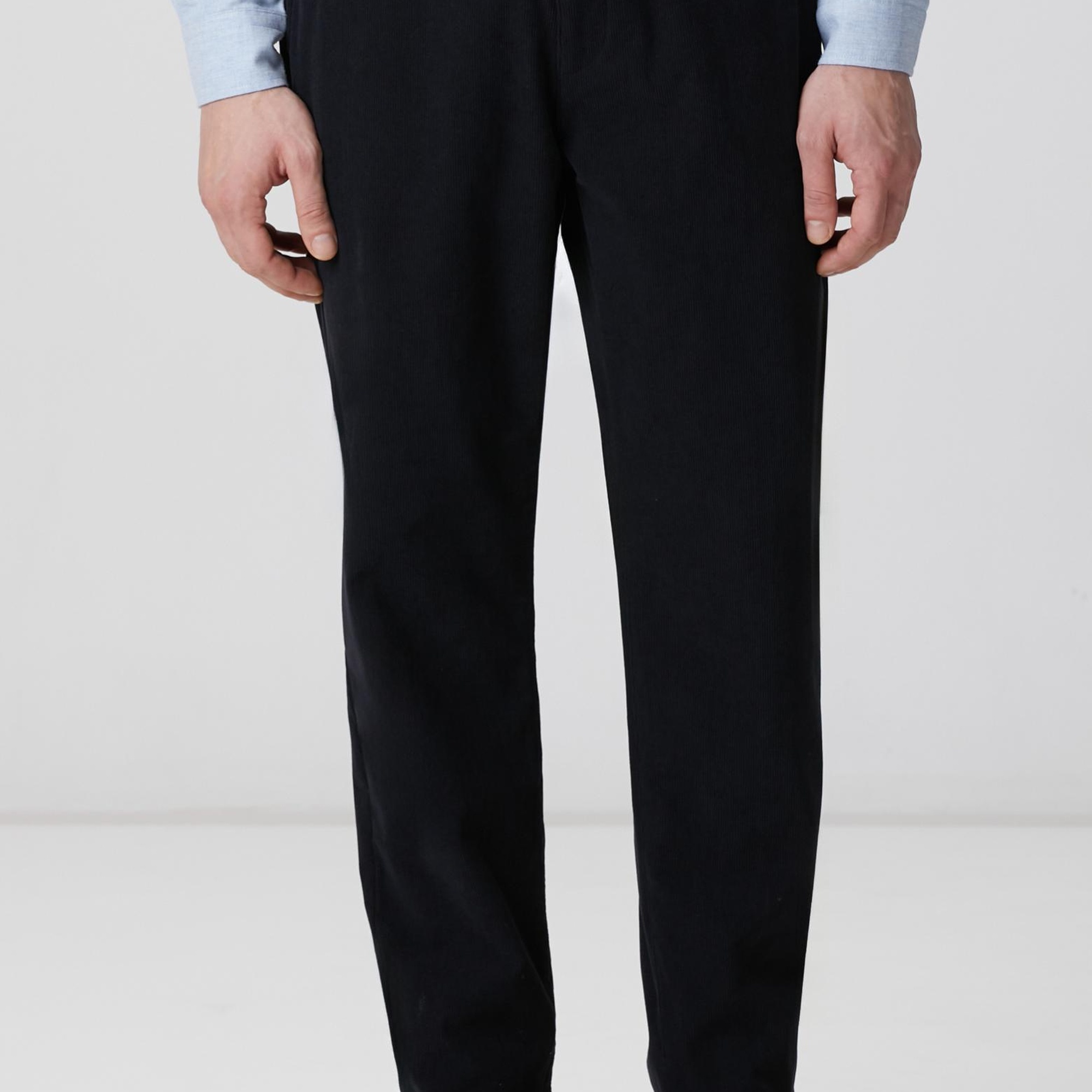 Network Erkek Lacivert Kadife Fitilli Jogger Pantolon