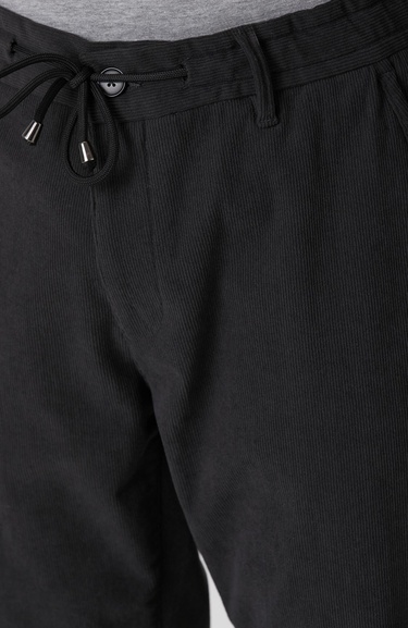  Network Erkek Antrasit Kadife Fitilli Jogger Pantolon