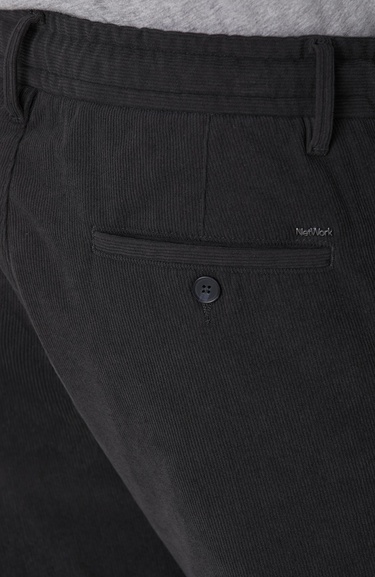 Network Erkek Antrasit Kadife Fitilli Jogger Pantolon