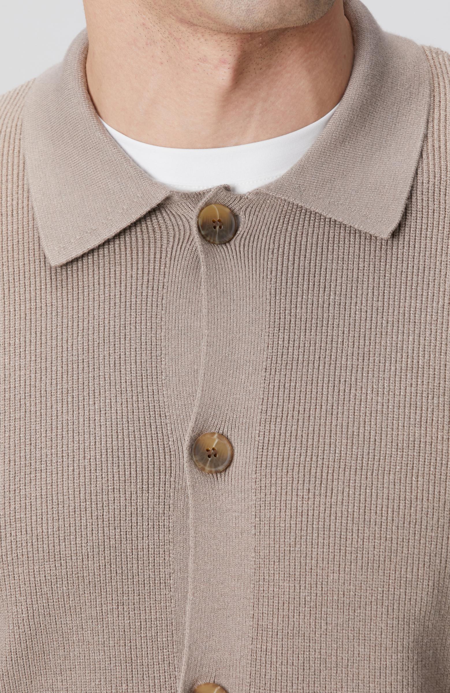 Network Erkek Vizon Polo Yaka Cepli Triko Hırka