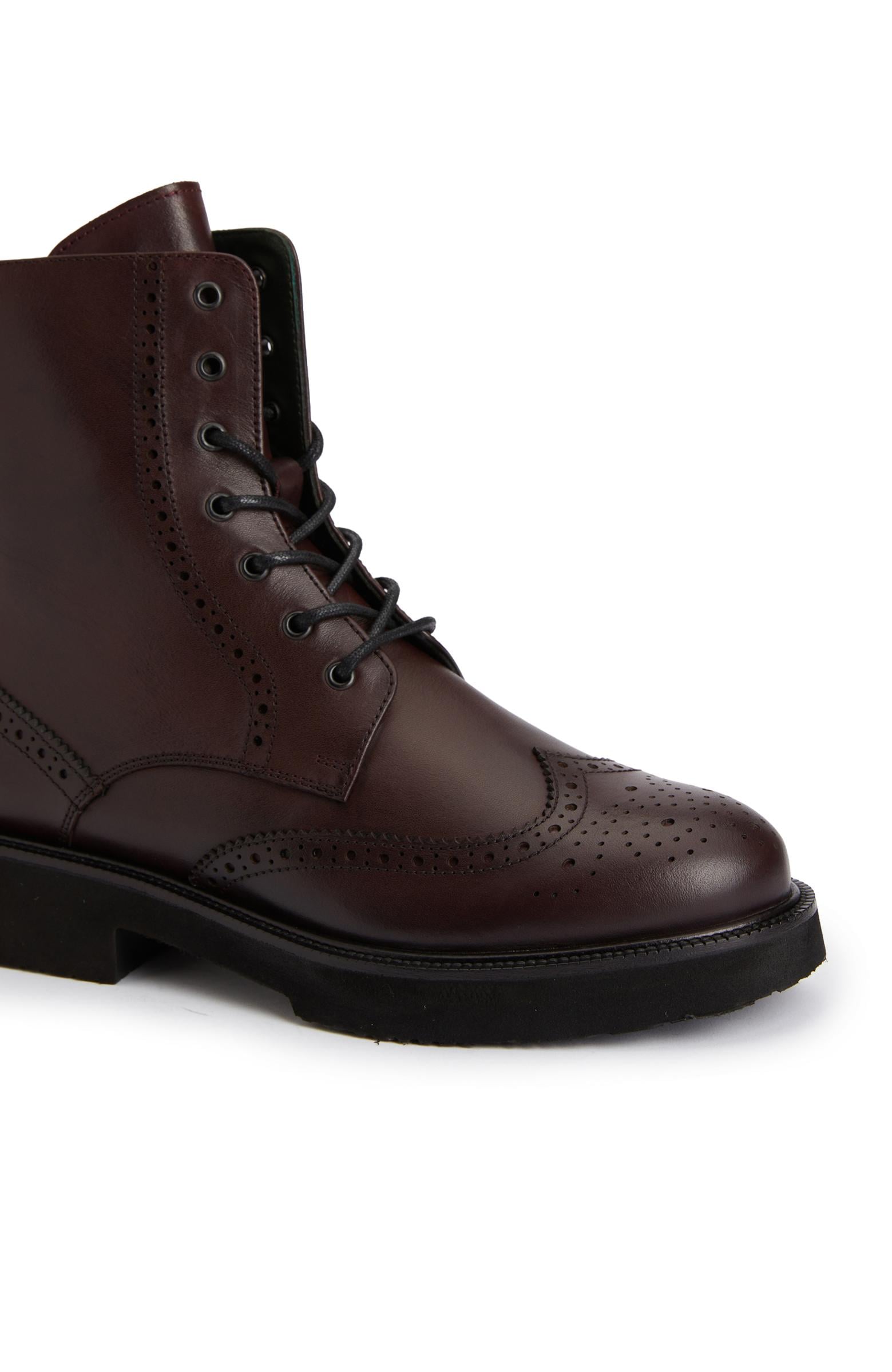  George Hogg Kadın Kahverengi Zımbalı Deri Bot