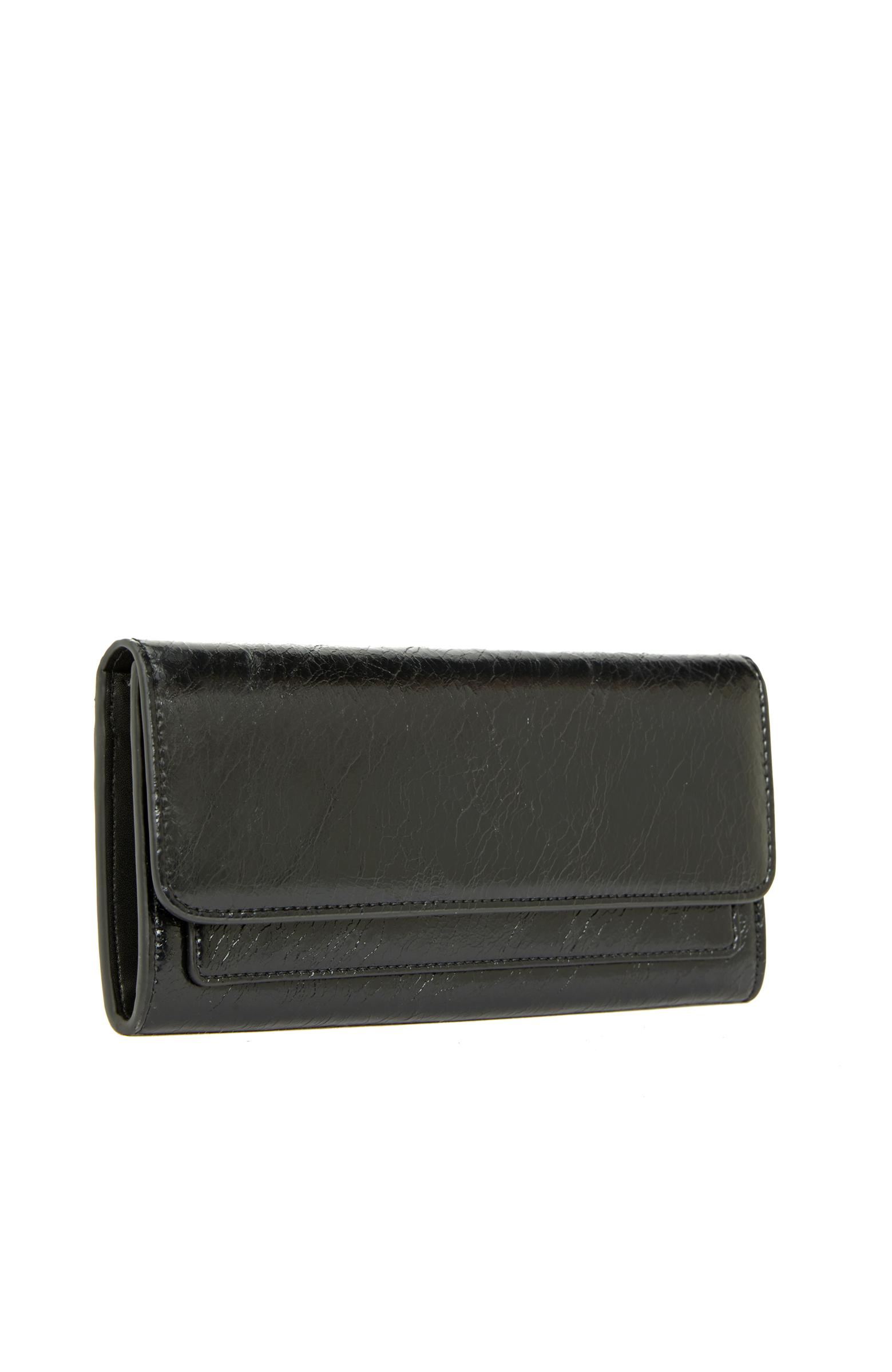 Divarese Kadın Siyah Desenli Cüzdan