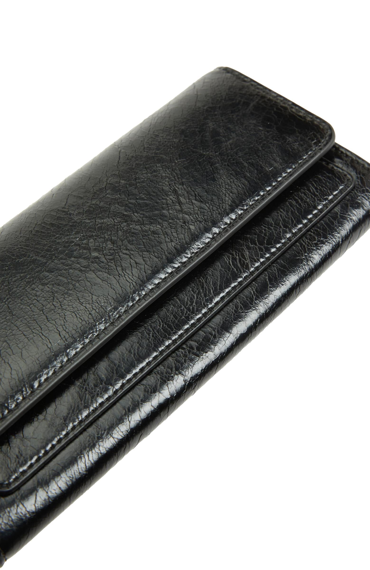 Divarese Kadın Siyah Desenli Cüzdan