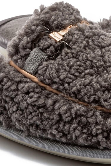  Siya Kadın Ev Terliği Gri 37/41